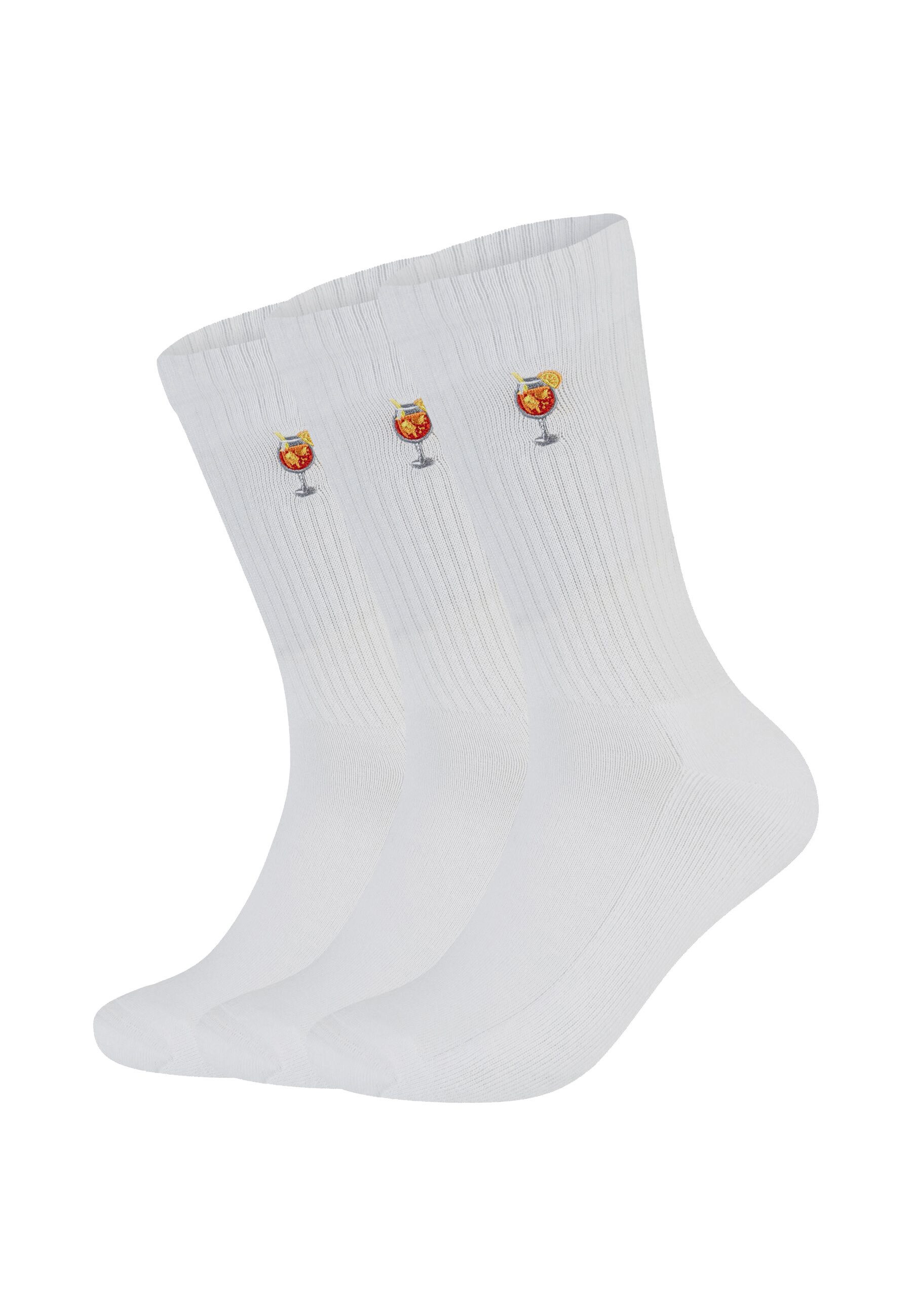 Socken Flip Sox Tennissocke mit Motiv 3er Pack