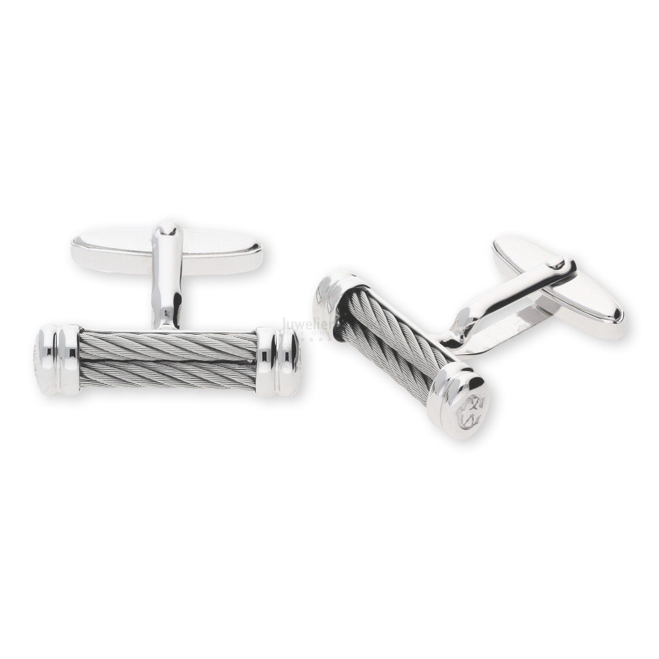 Manschettenknöpfe Set Charriol Manschettenknöpfe 0123201 Edelstahl / Silber 925/000