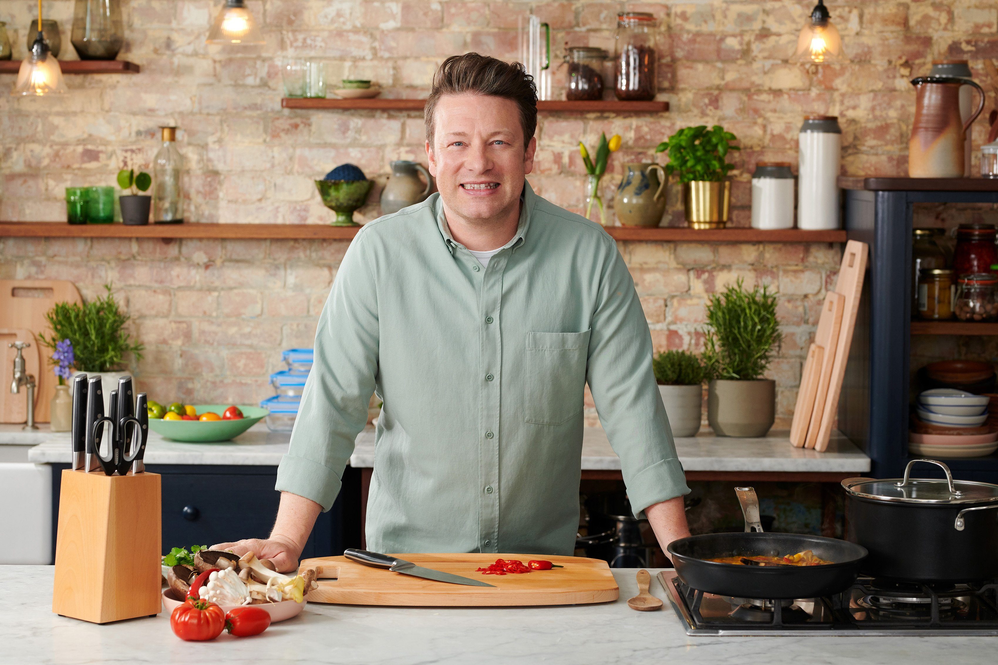 Tefal Fleischmesser Jamie Oliver Leistung, unverwechselbares widerstandsfähig/langlebig hohe K26702, Design