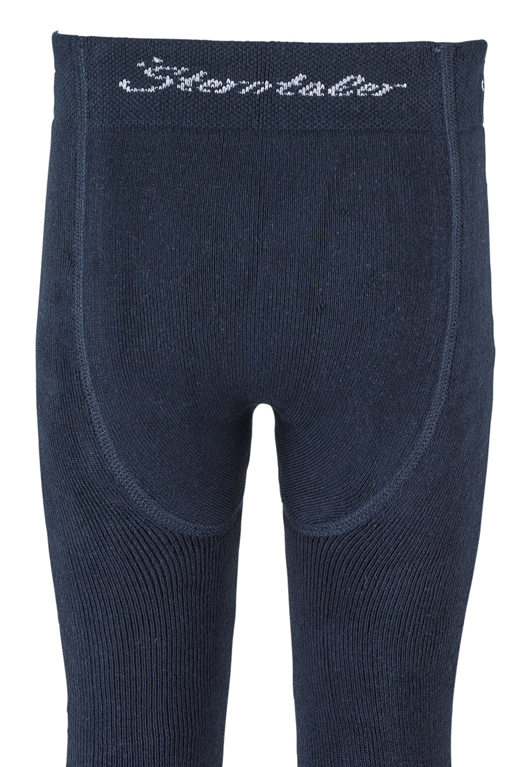 Sterntaler® Strickstrumpfhose Strumpfhose uni (1 St. Babystrumpfhose unifarben, Strumpfhose Vollplüsch) Krabbelstrumpfhose aus Baumwolle und Komfortbund
