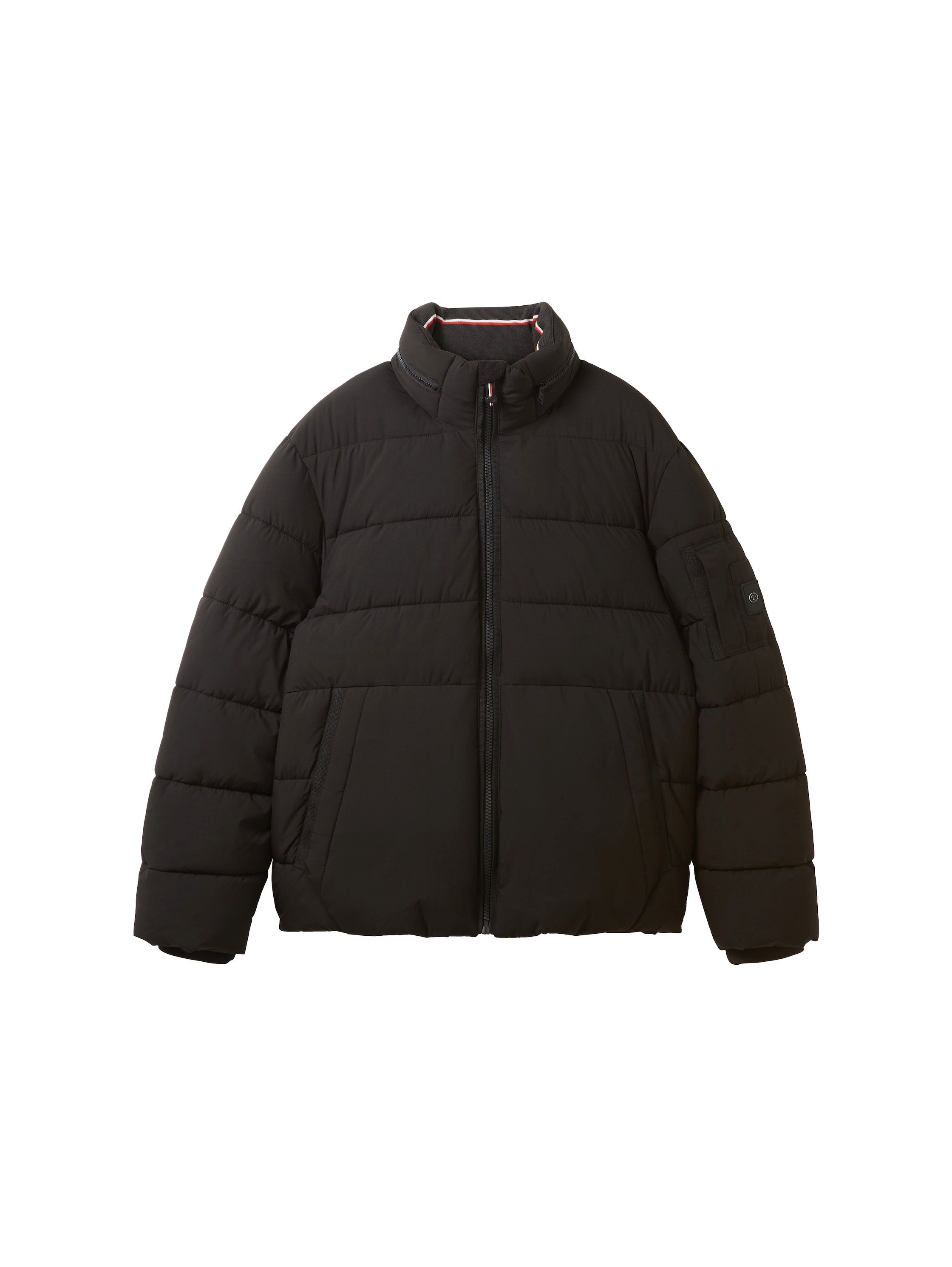 Steppjacke Pufferjacke mit versteckter Kapuze