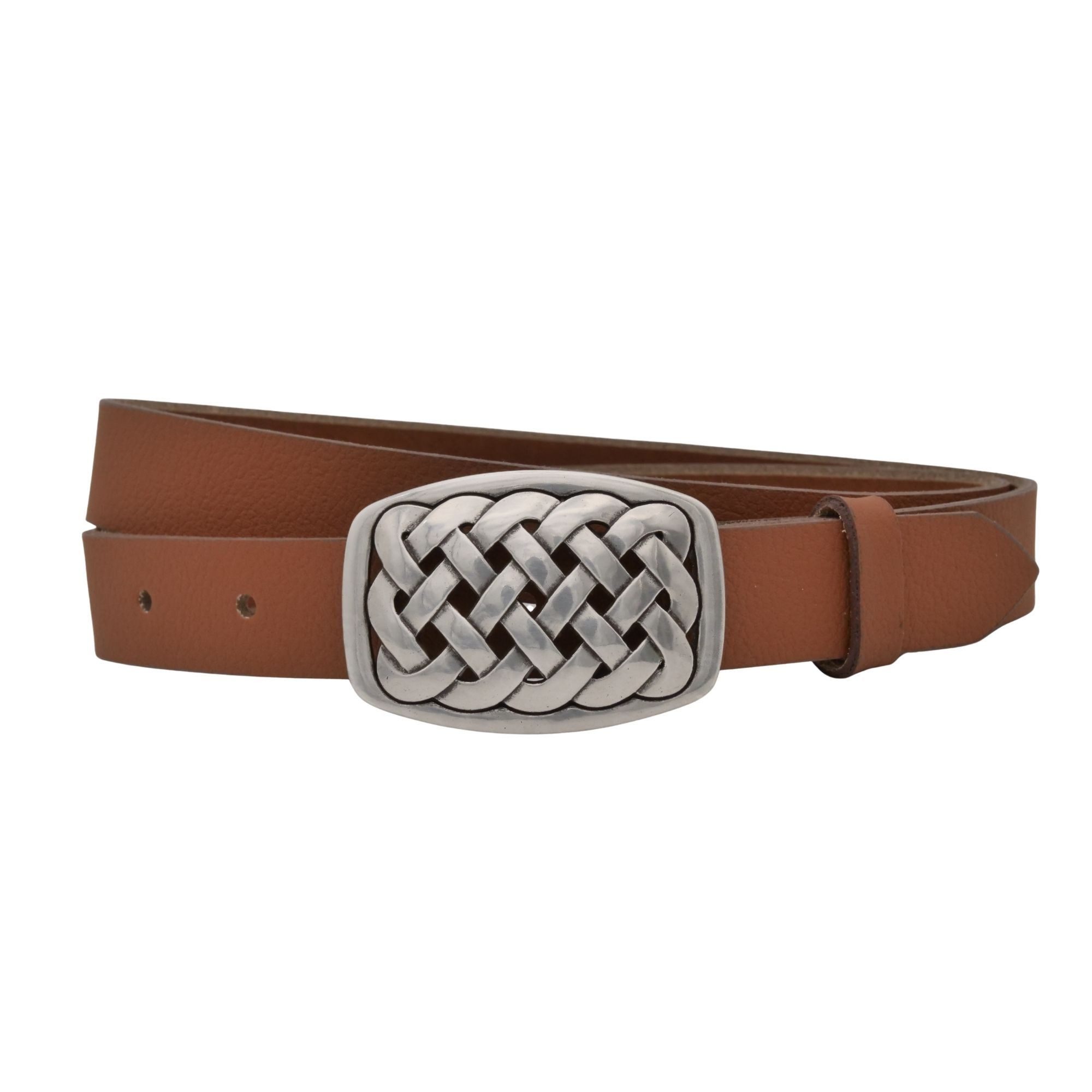 Ledergürtel AnnaMatoni Damen Leder Gürtel 2,5cm Breit echt Leder Gürtel Made