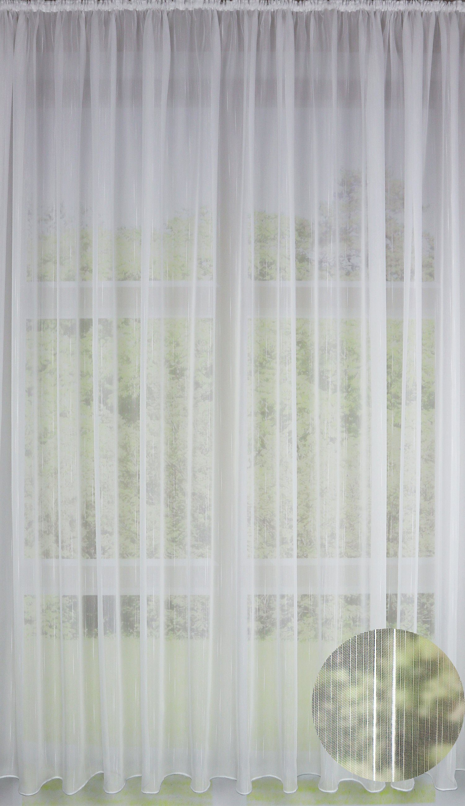 Clever-Kauf-24 Gardine Fertiggardine Dagmar mit Universalband, Kräuselband, günstig online kaufen