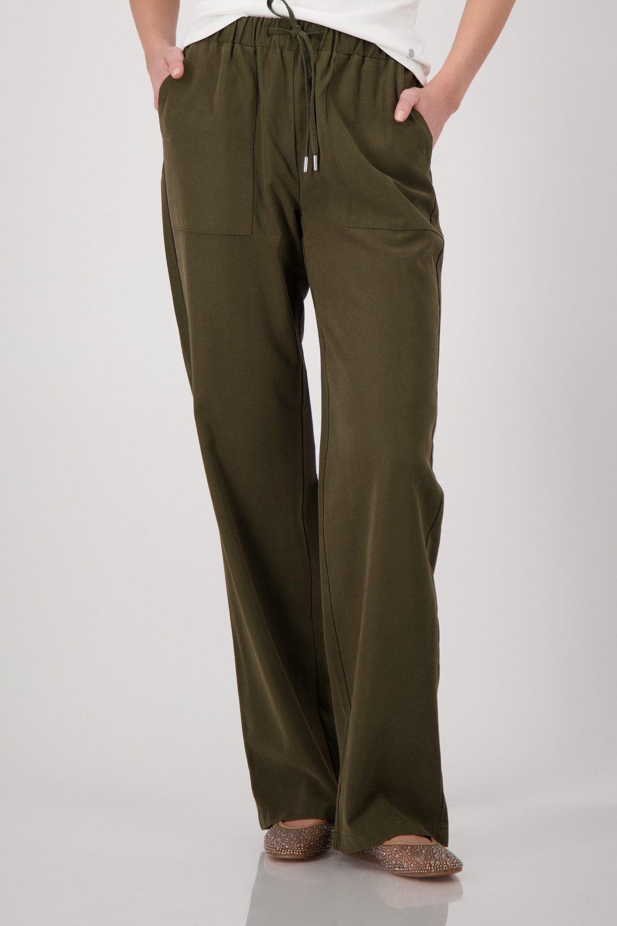 Monari Schlupfhose Hose Schlupf Regular fit mit Taschen