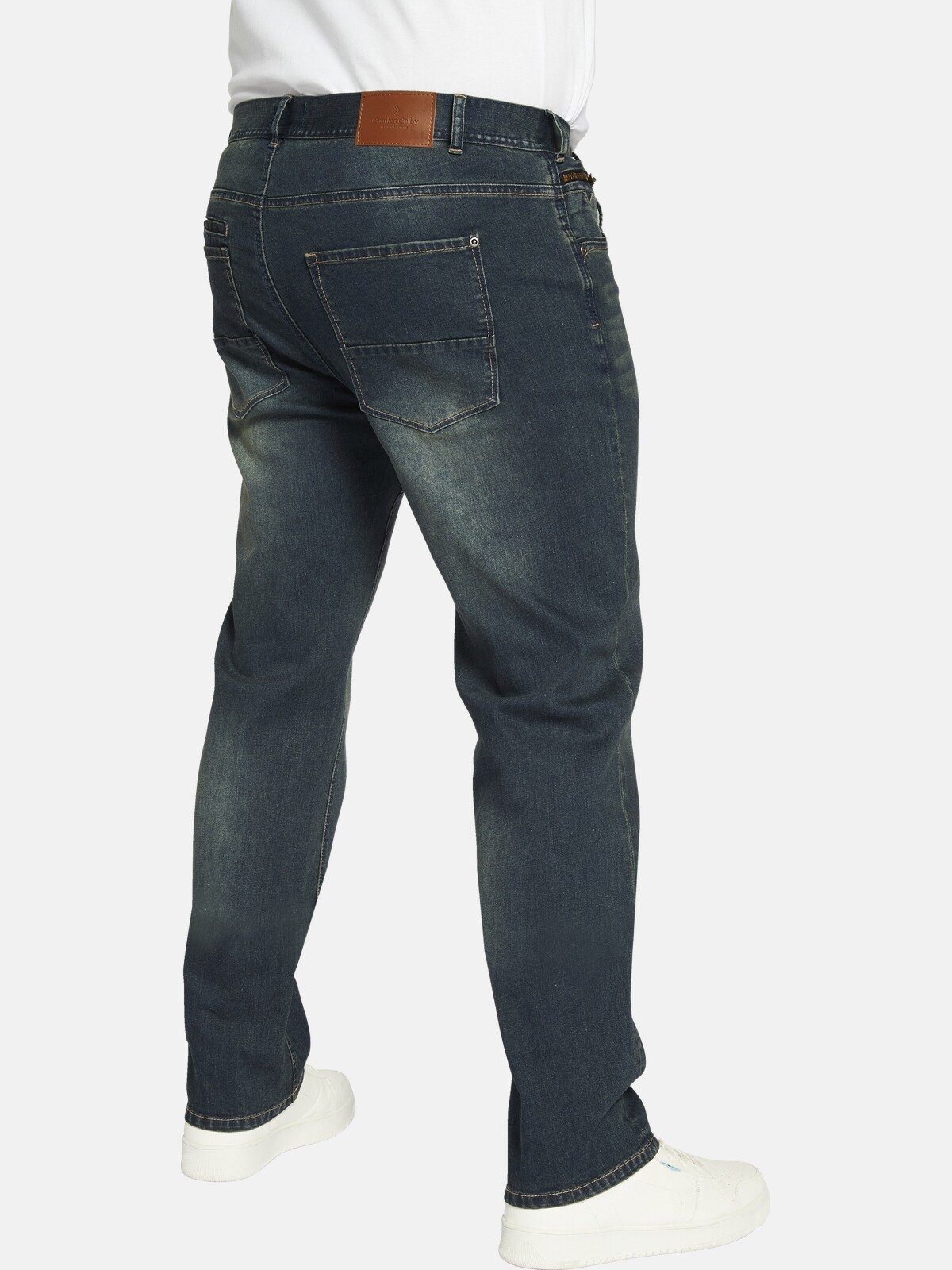 BARON TAHAMS 5-Pocket-Jeans Used-Look im Colby Charles