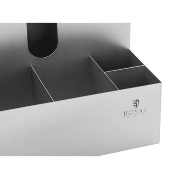 Royal Catering Geschirrständer Ständer für Becher und Deckel Halterung Spendersystem 9 Fächer