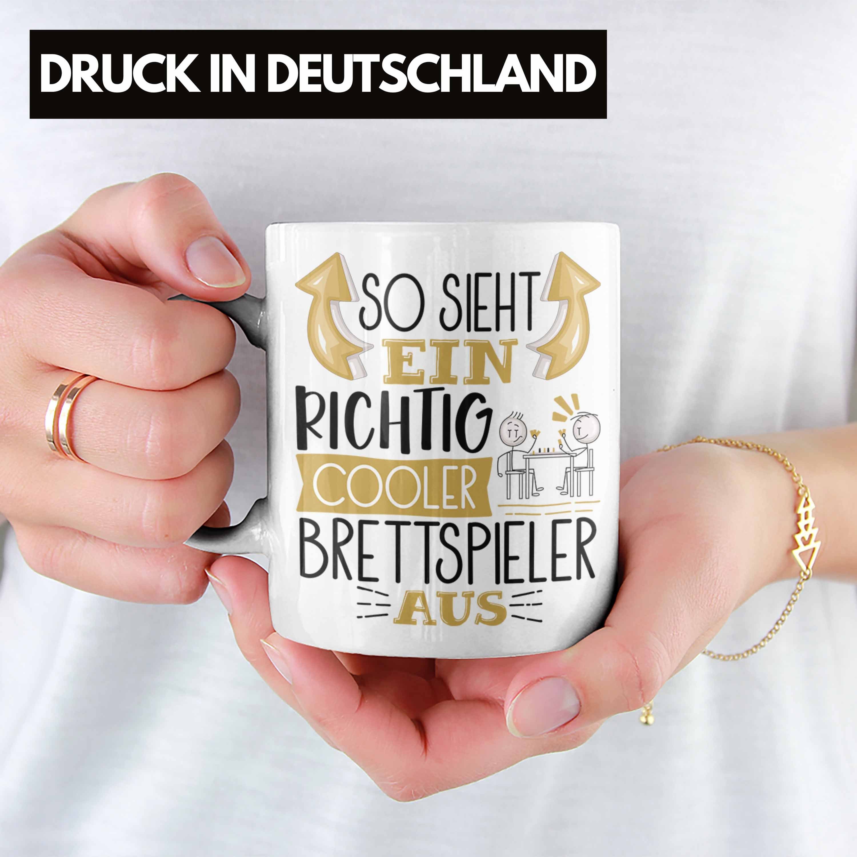 Richtig Tasse So Sieht Weiss Brettspieler Ein Lustiger Cooler Tasse Geschenk Trendation Aus