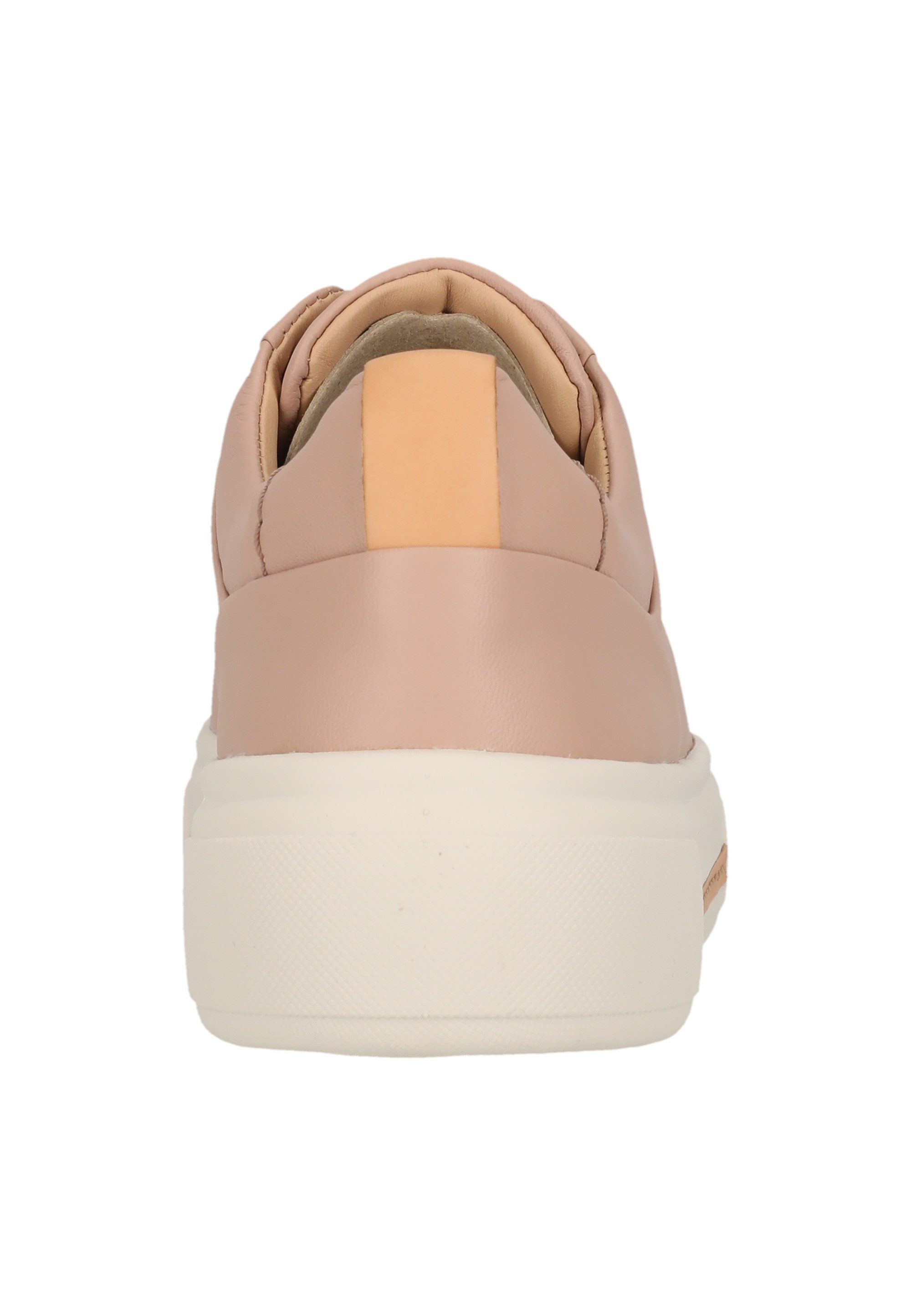 Clarks Hollyhock Walk Rose Leather Sneaker mit gepolstertem Fußbett
