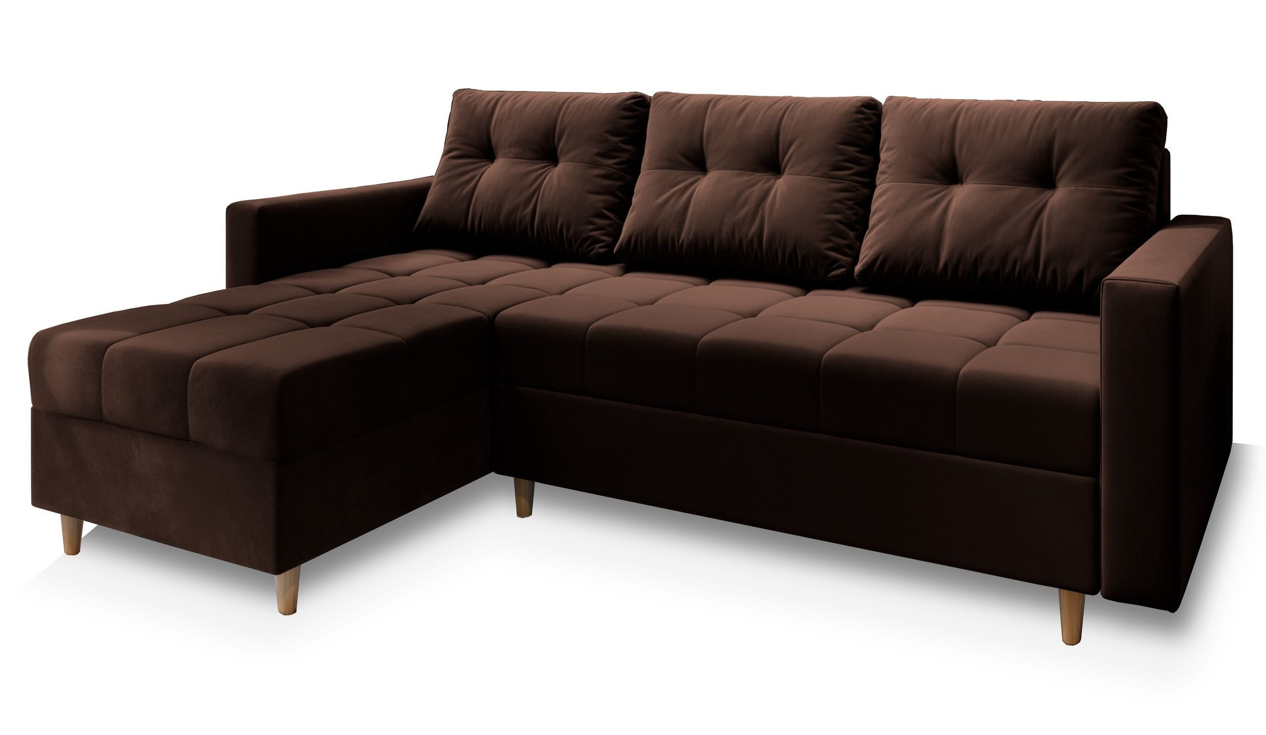 Masseno Ecksofa MILO mit Schlaffunktion L-Form, günstig online kaufen