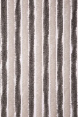 CONACORD Insektenschutz-Vorhang Conacord Decona Flauschvorhang silber weiß, 90 x 200 cm, Chenille - inkl. Tragetasche