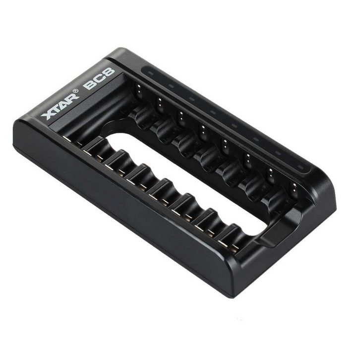 XTAR BC8 8-Schacht USB-Ladegerät Batterie-Ladegerät