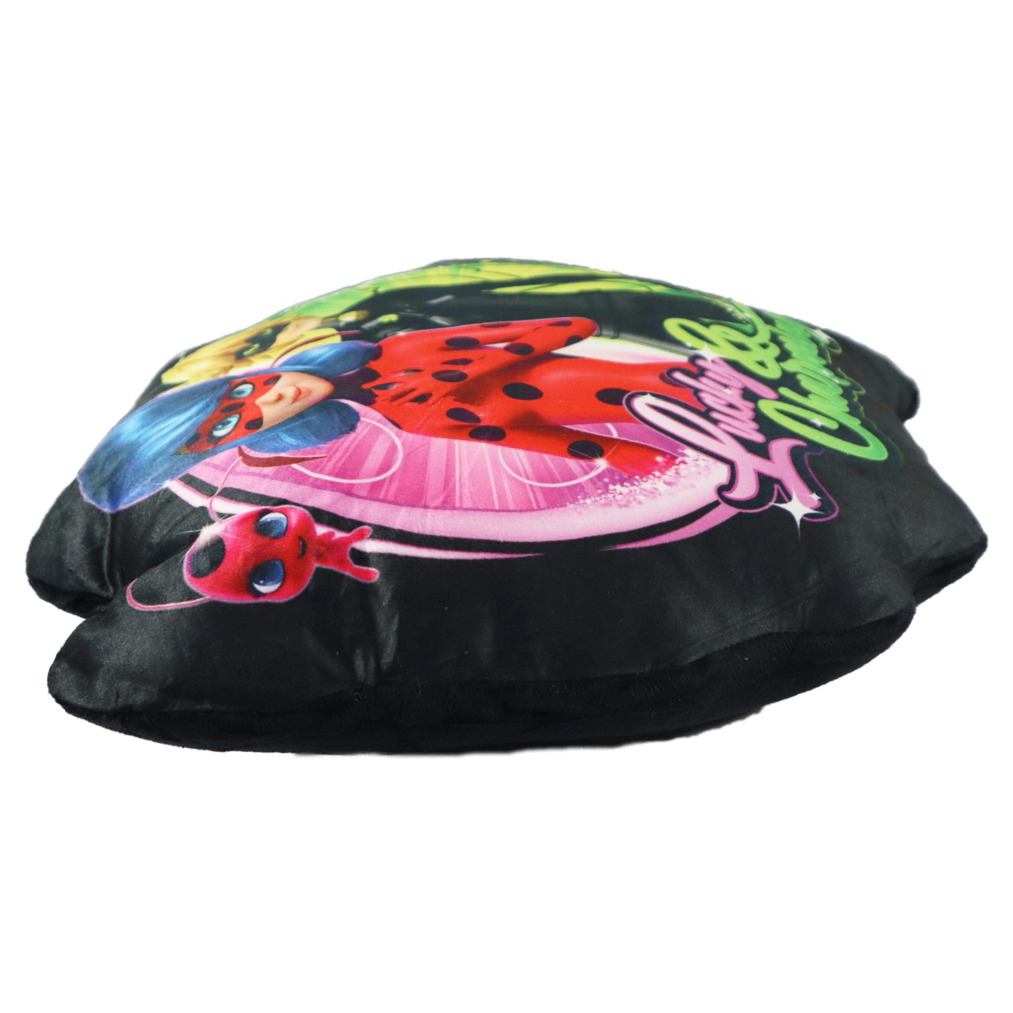 Miraculous - Ladybug Dekokissen Miraculous Ladybug Cat Noir mini Velours Kissen 30x30x7 cm