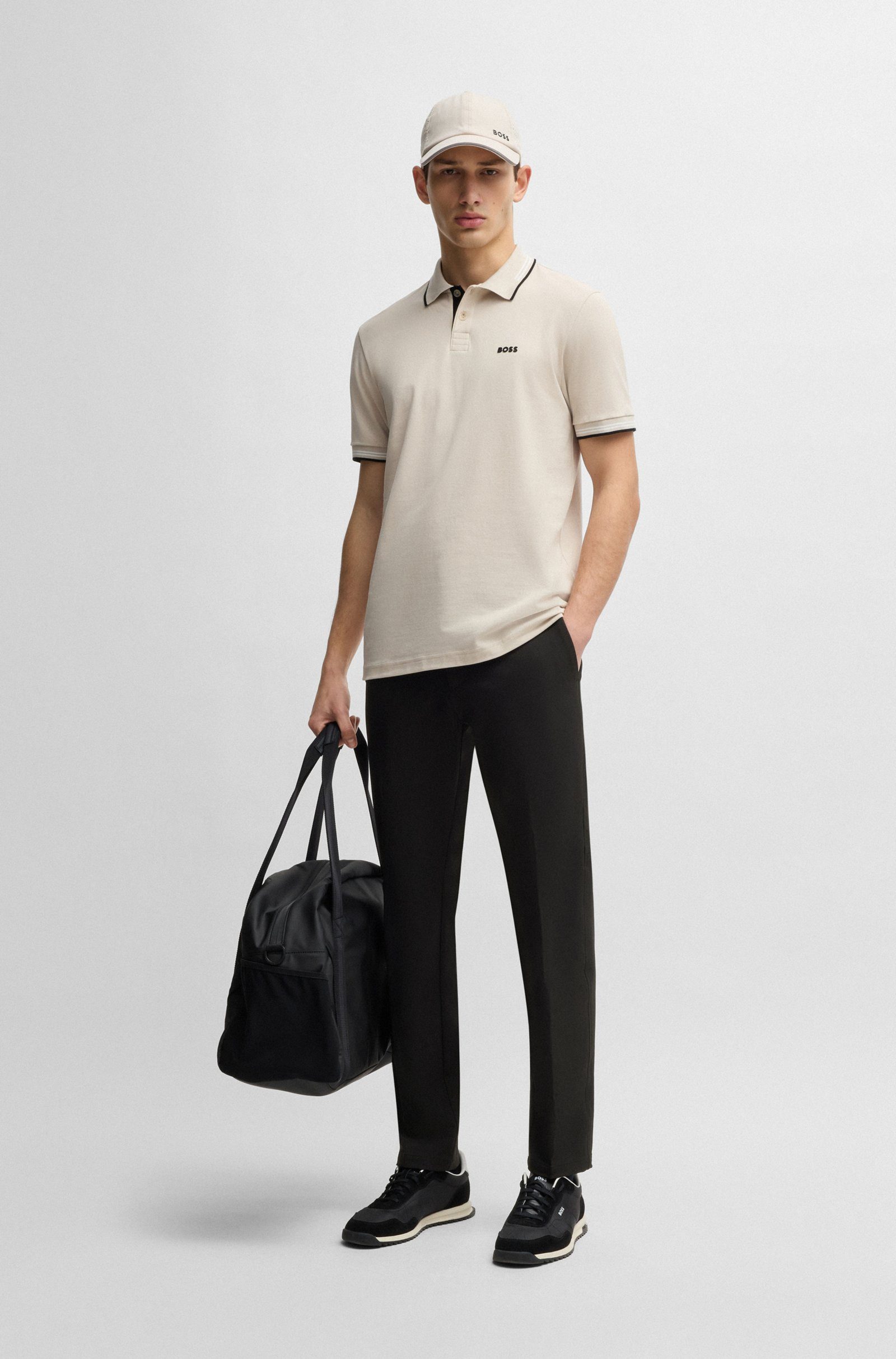 BOSS GREEN Stoffhose T-Commuter aus wasserabweisendem günstig online kaufen