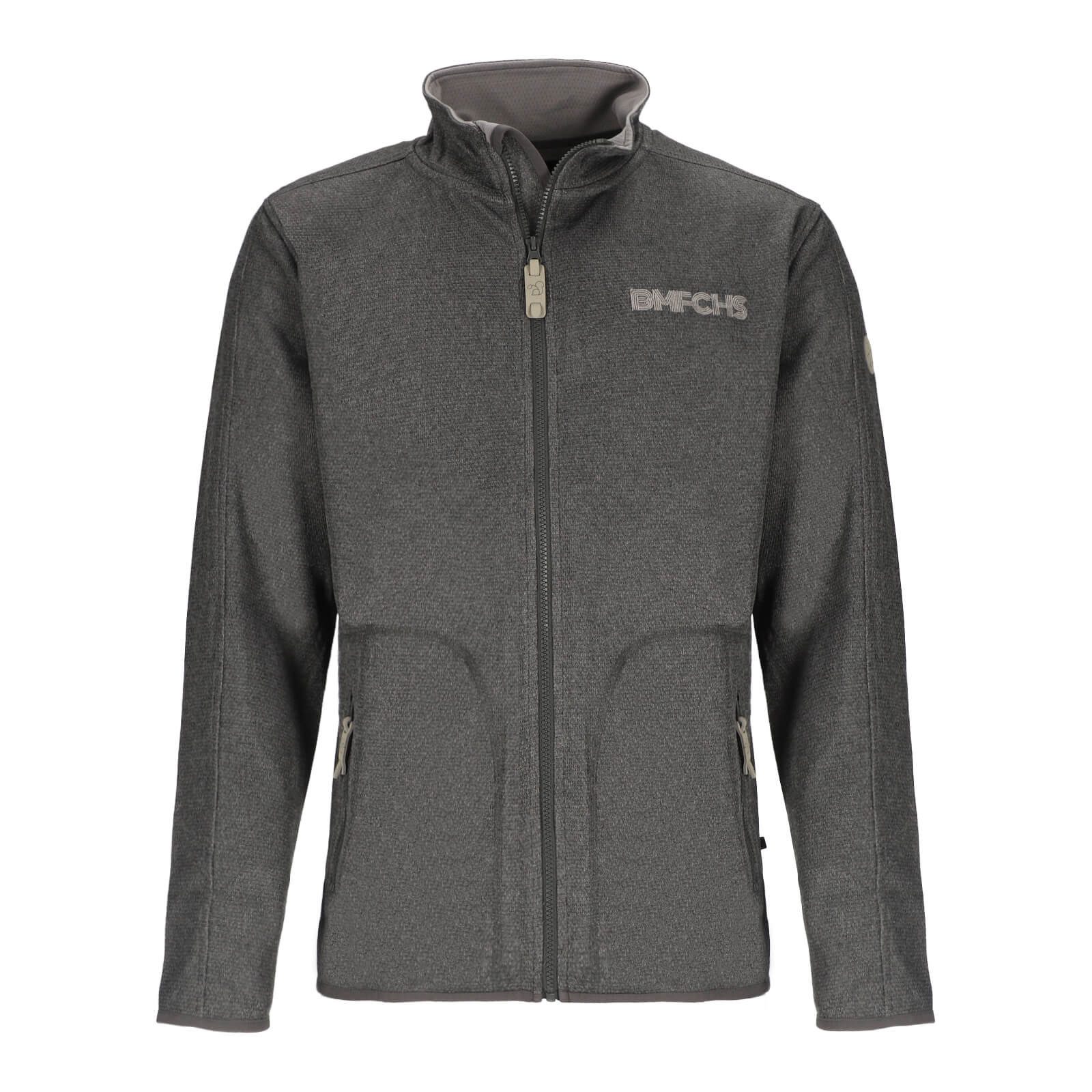 Baumfuchs Fleecejacke Herren Jacke mit Stehkragen und gebondeten Mesh-Futter