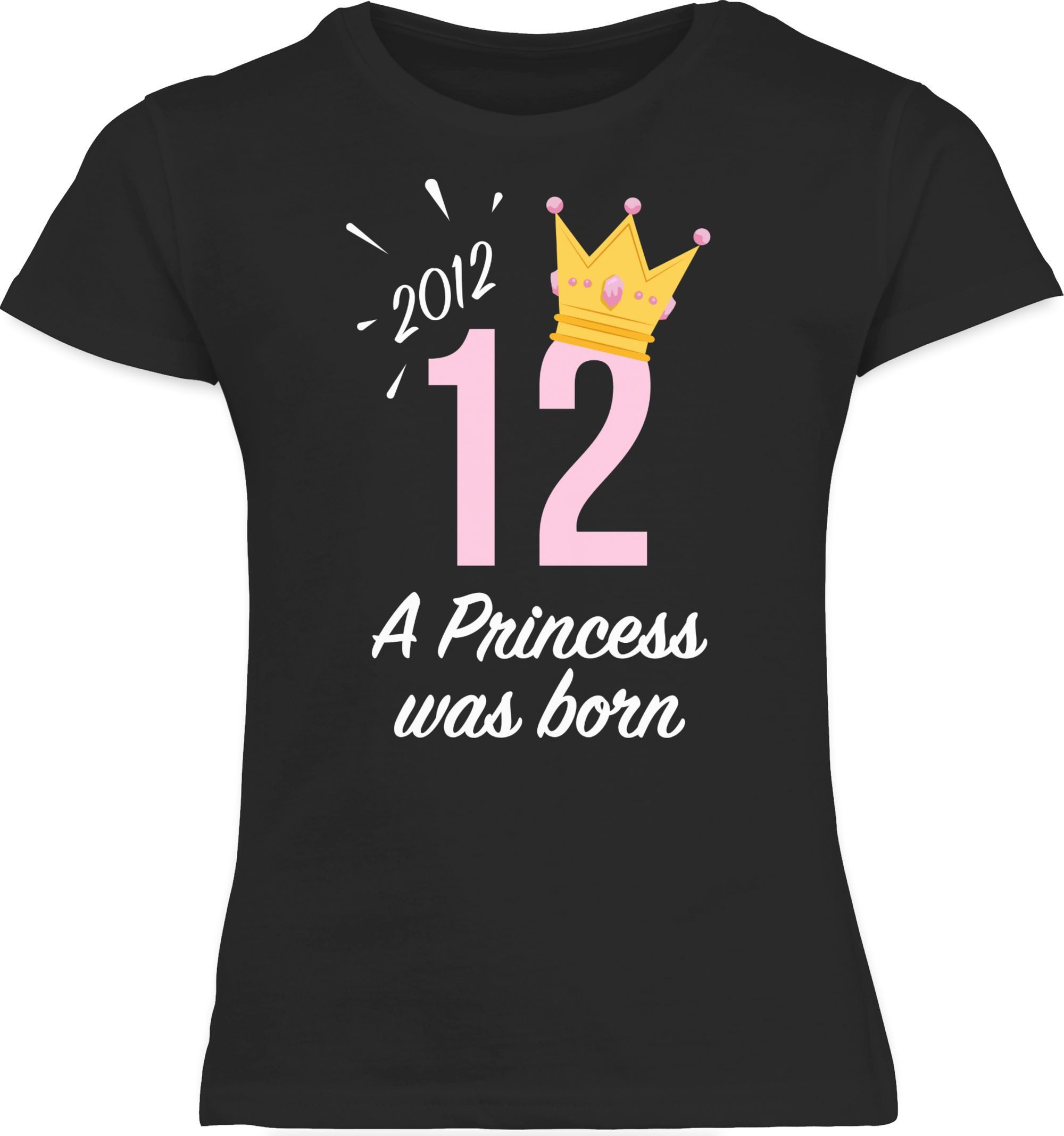 T-Shirt Zwölfter Mädchen Princess 2012