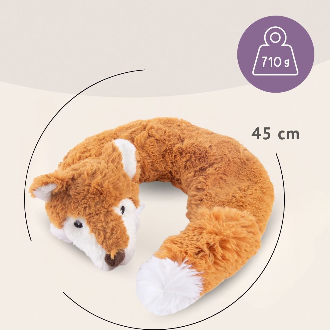 Habibi Plush Wärmekissen Habibi Plush Premium Nackenhörnchen 1740 Fuchs orange