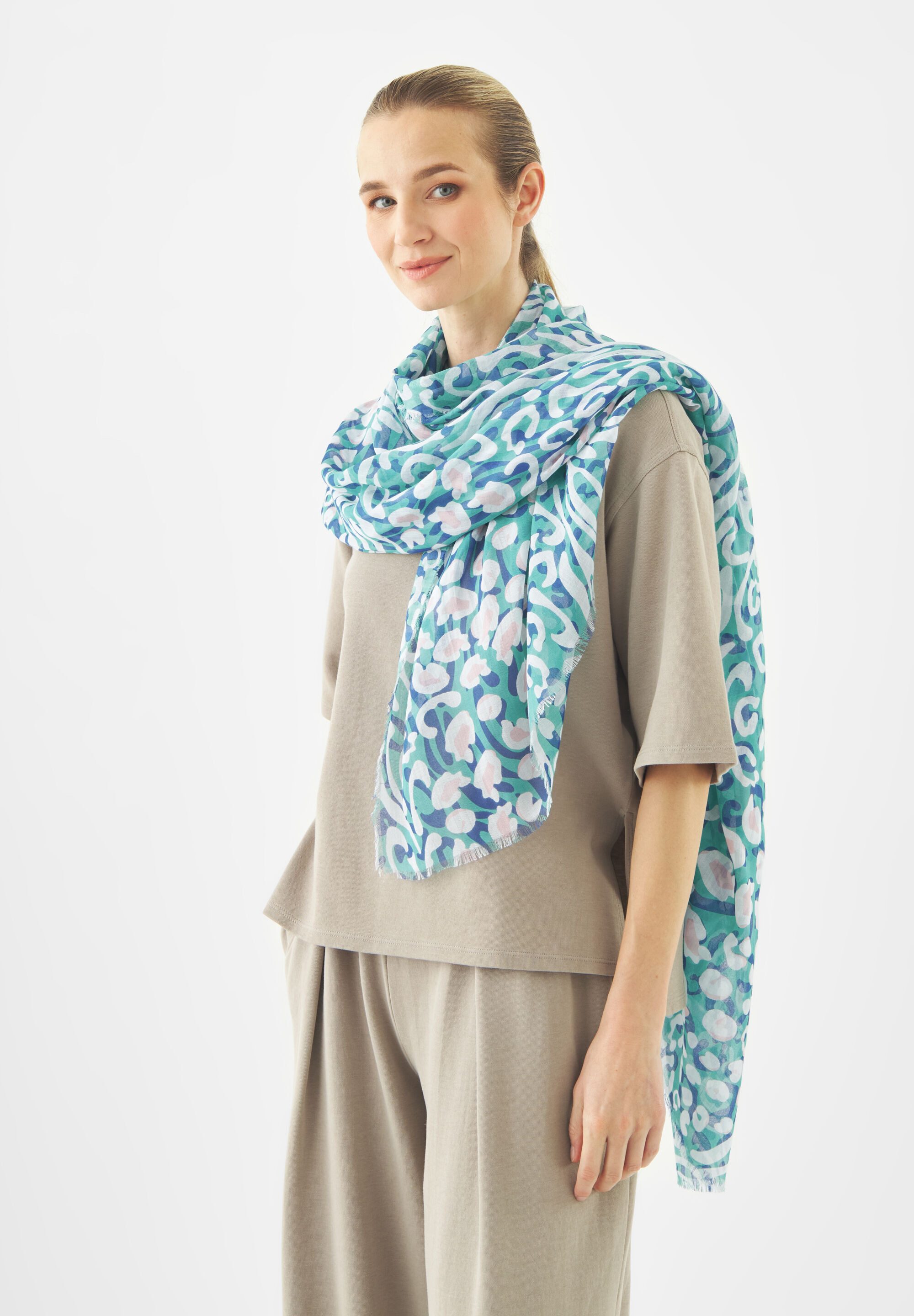 Codello Modeschal, (1-St), Bambus-Print