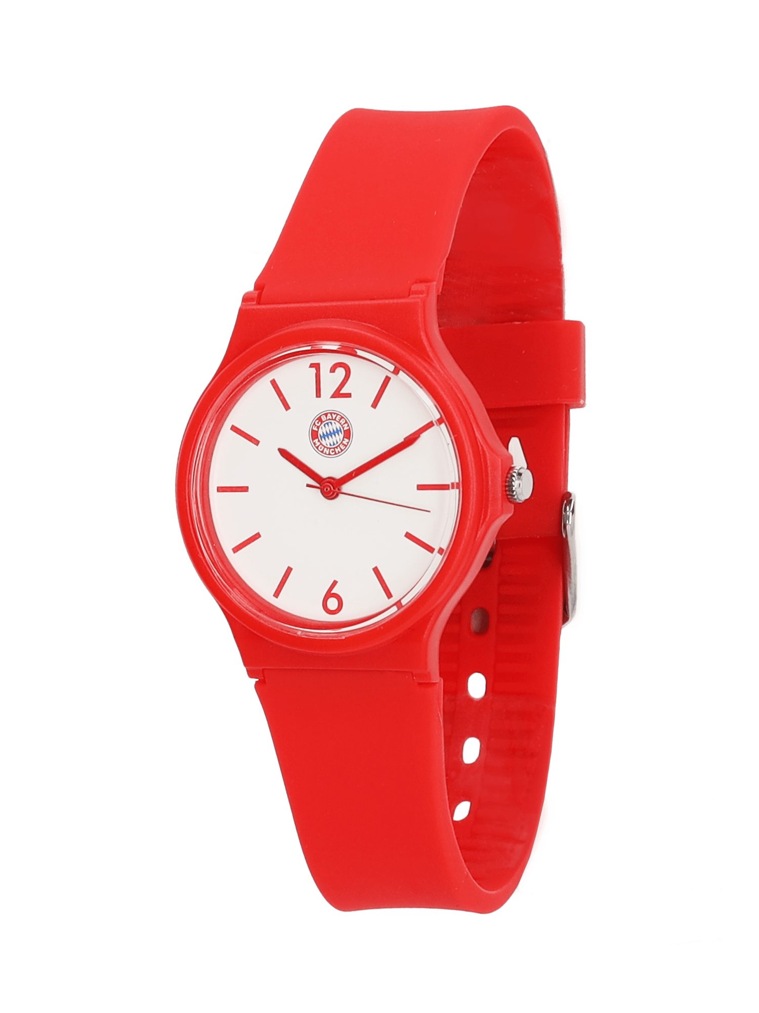 FC Bayern München Wecker FC Bayern München I Armbanduhr I Analog I Kinder I Rot