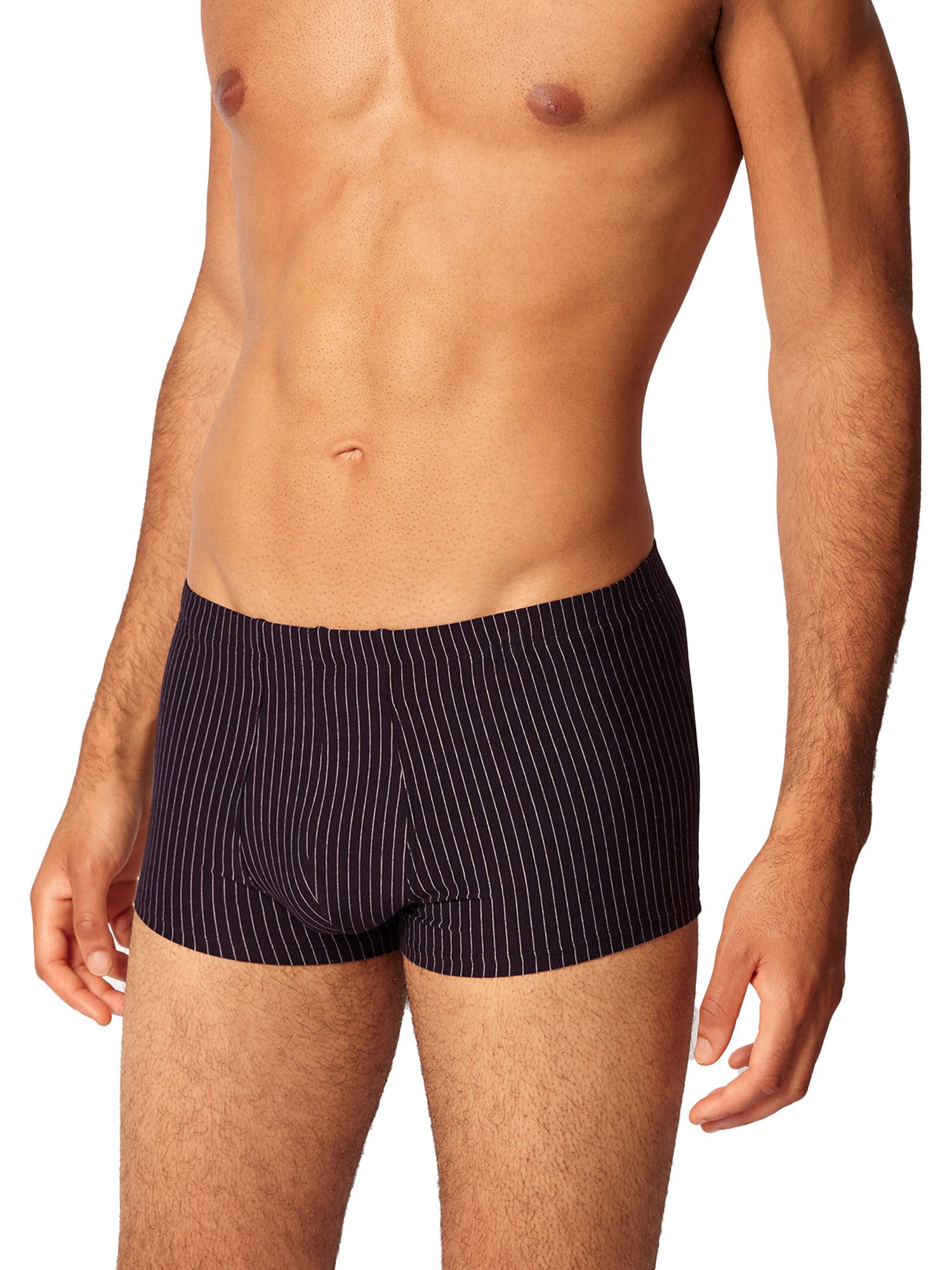 Skiny Retro Pants Herren Pants 2er Pack Cotton Multipack (Spar-Set, 2-St) hoher Baumwollanteil, genähte elastische Beinabschlüsse