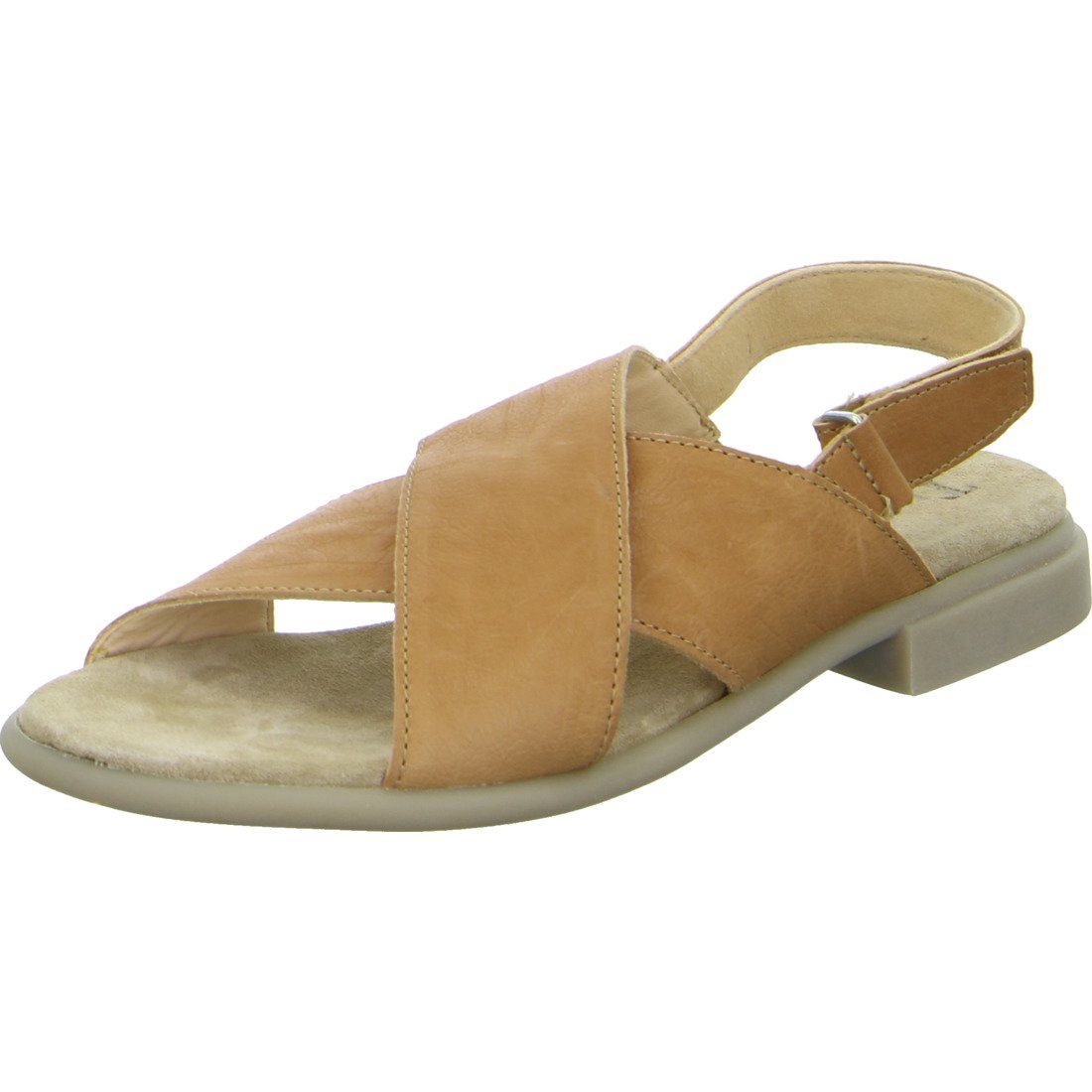 Glattleder - Sandalette Think! Sandalette Think! Schuhe, 048488 braun Kamaa