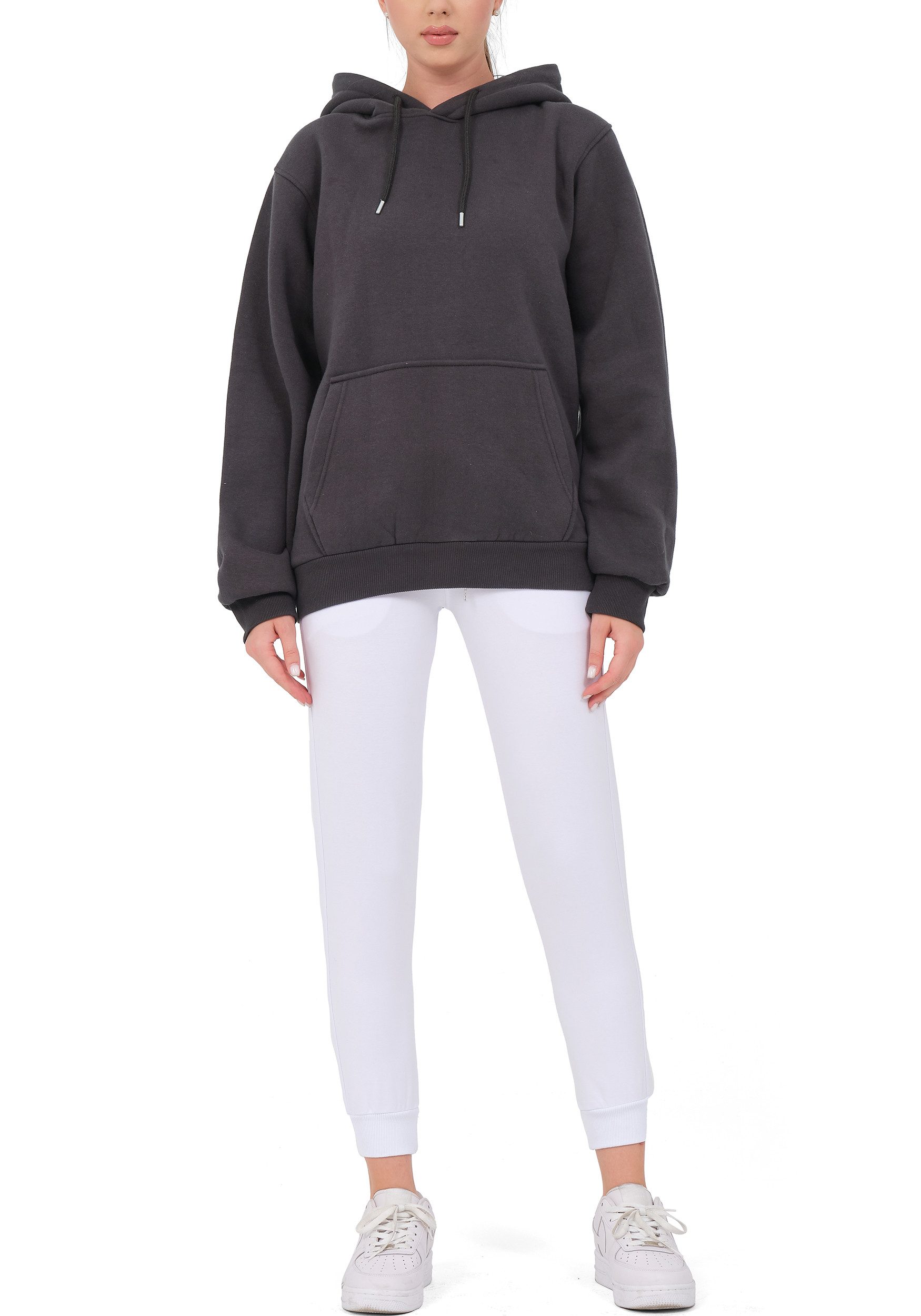 S&S Hoodie Kapuzenpullover Damen Hoodie Sweatshirts Pullover Mit Kapuze und Kängurutasche, ideal für Freizeit oder Sport.