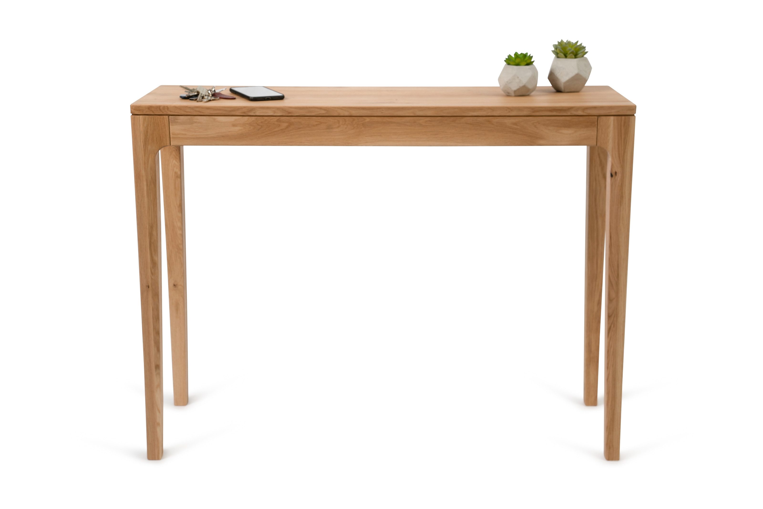freiraum Konsole Kona, in braun, Wildeiche massiv - 100x80x30cm (LxHxT)