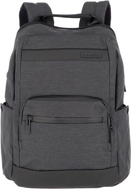 travelite Rucksack Meet, 41 cm, anthrazit, Arbeitsrucksack Schulrucksack 15,6-Zoll Laptopfach Volumenerweiterung