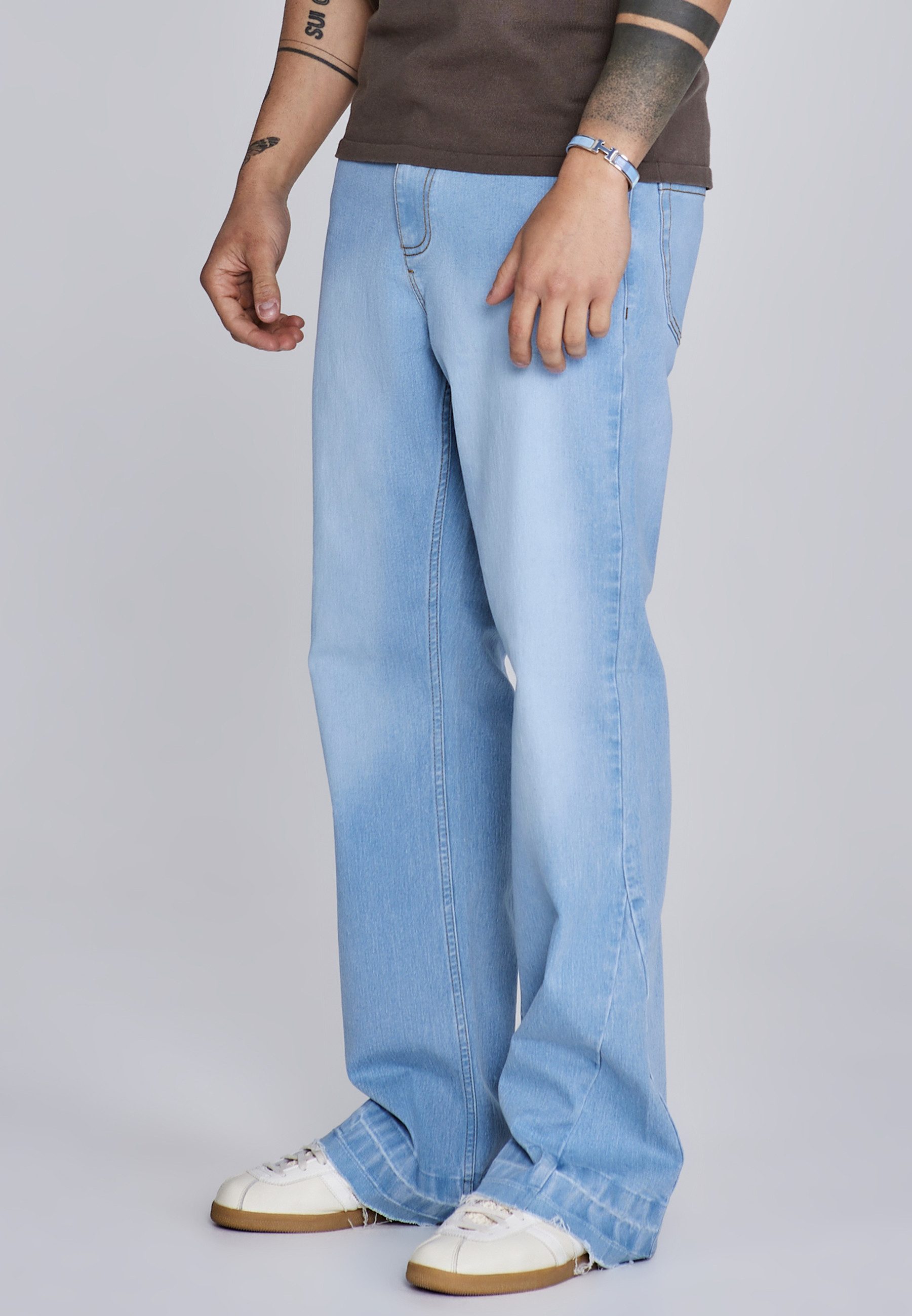 Siksilk Regular-fit-Jeans SikSilk Herren Flare Fit Jeans günstig online kaufen