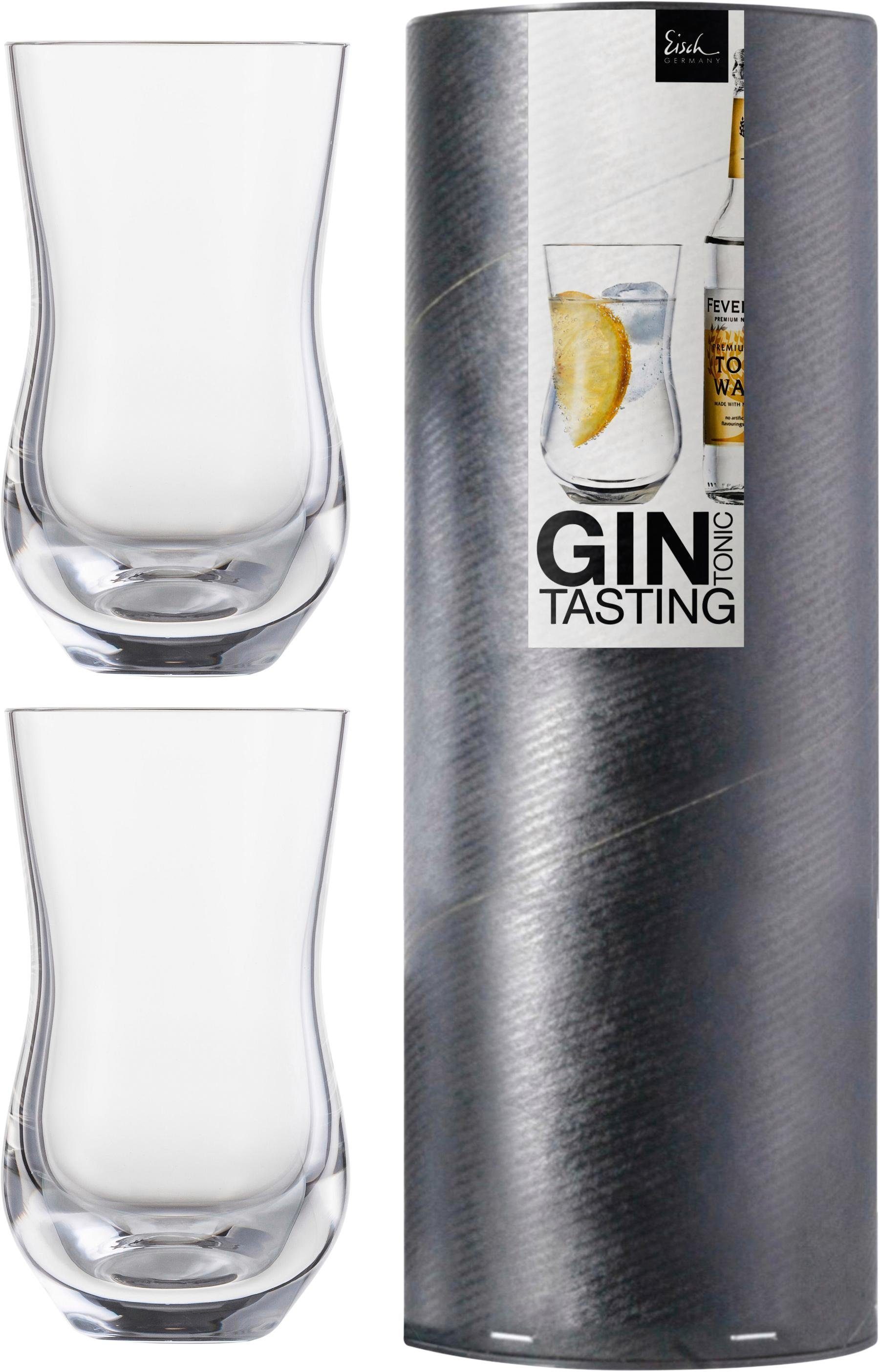 Eisch Germany Gläser-Set Spirits exclusive, 2-tlg., Kristallglas, (Gin & Tonic Tasting) handgefertigt, bleifrei, 170 ml, 2-teilig