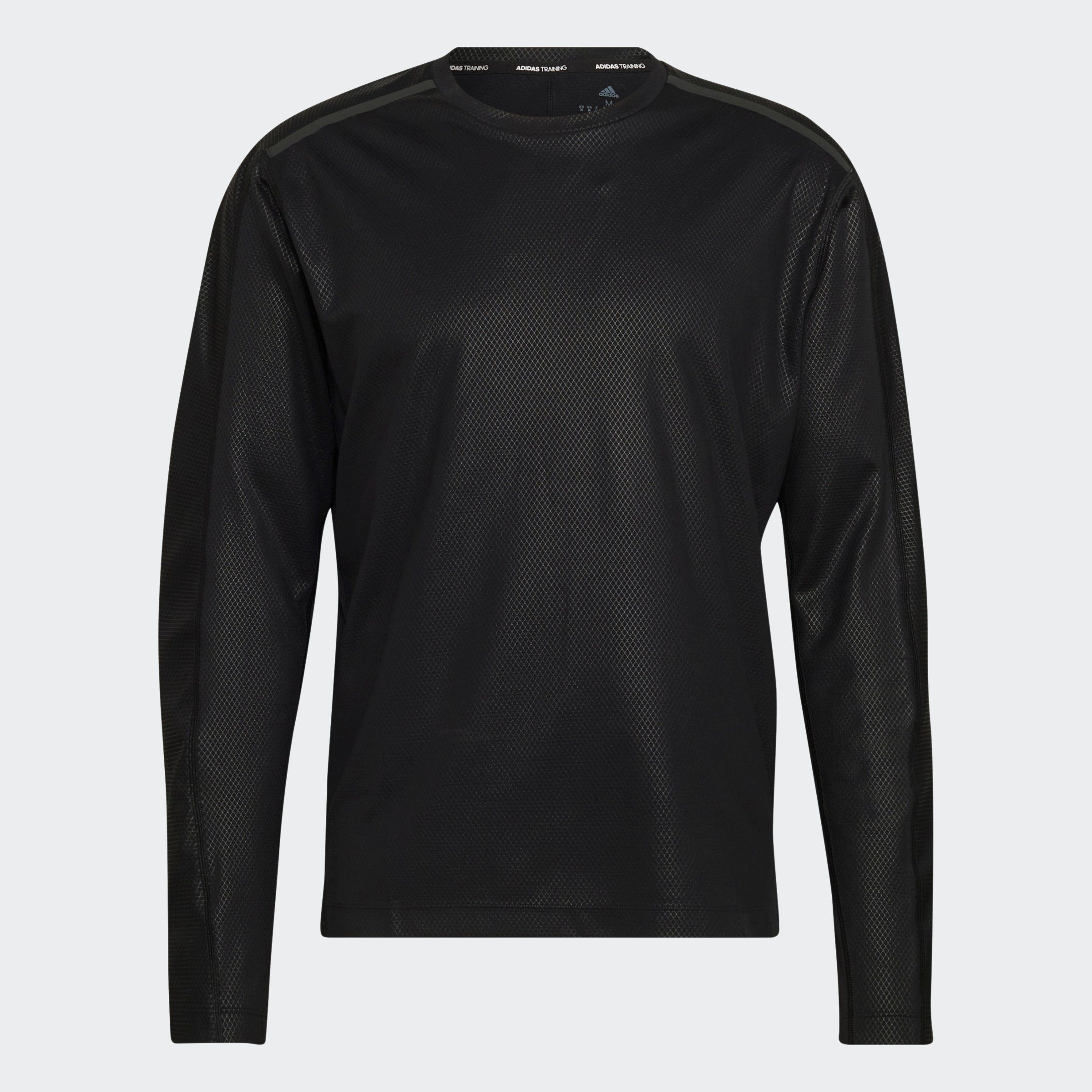 adidas Performance Funktionsshirt WORKOUT PU-COATED schwarz / weiß LONGSLEEVE