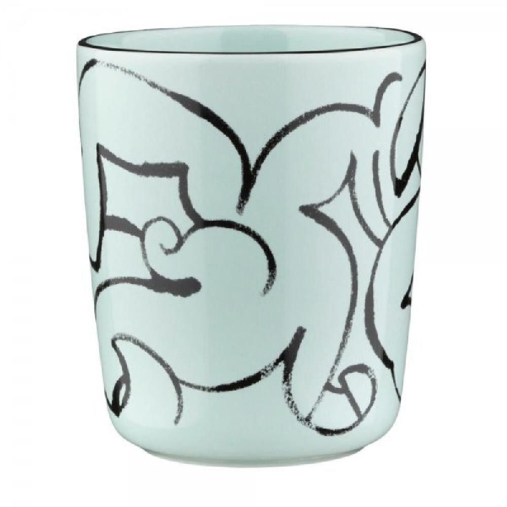 Marimekko Tasse Becher ohne Henkel Oiva Pistilla Mint Black (250 ml)