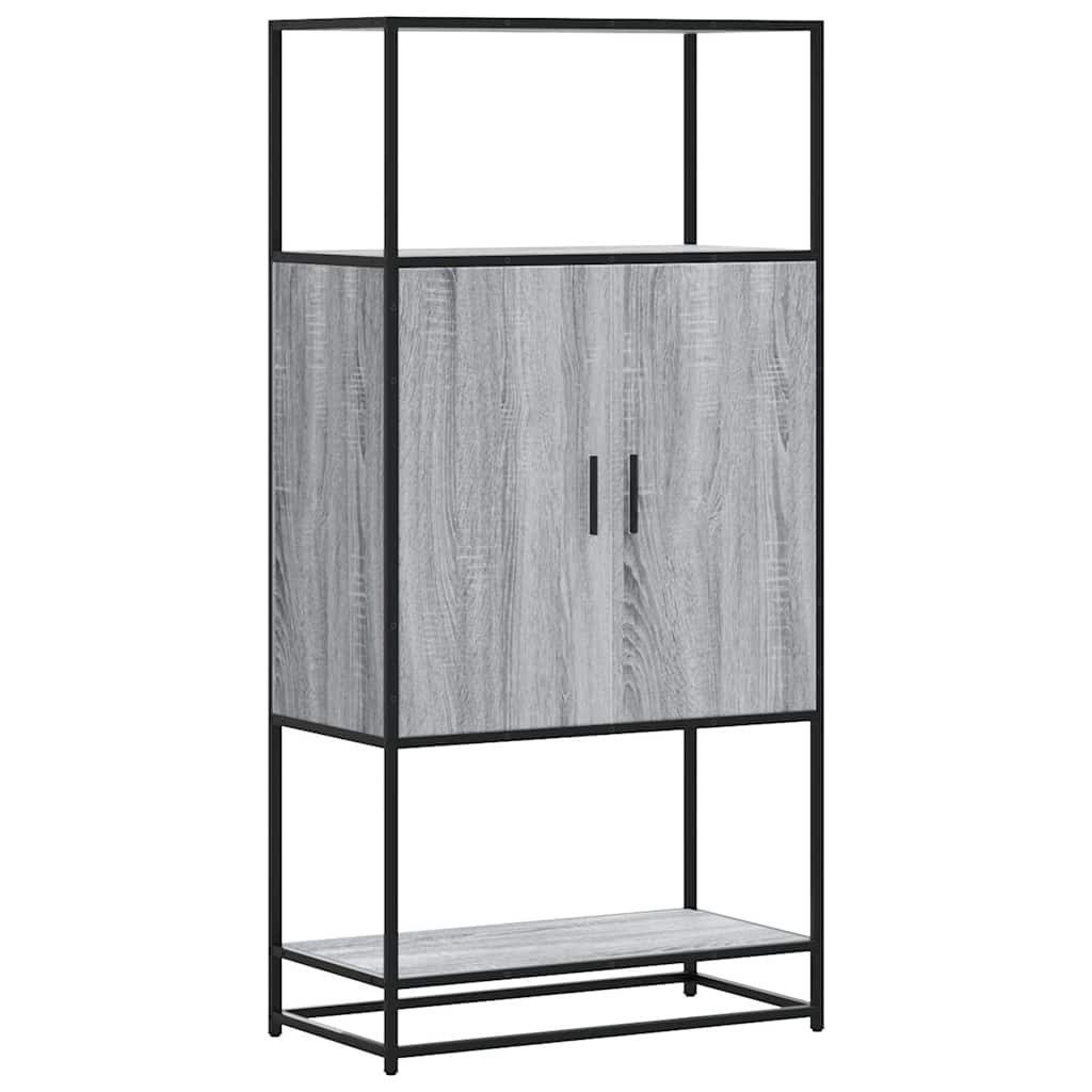 vidaXL Highboard Highboard Grau Sonoma 68x35x139 günstig online kaufen