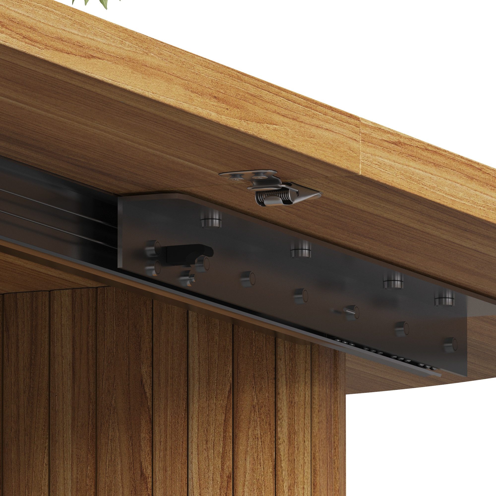 i@home Esstisch Ausziehbarer Esstisch 120-160cm, ovaler Holztisch mit vertikaler Struktur, belastbar bis 60kg, 3 Farben