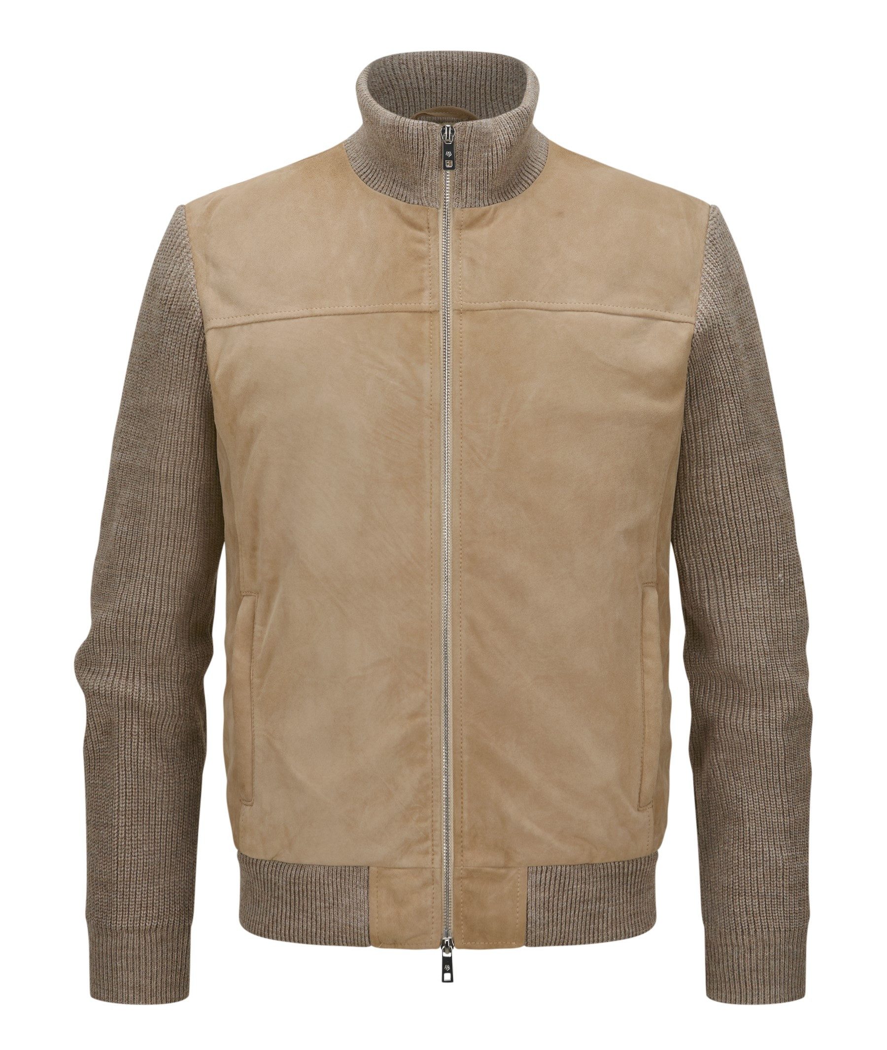 Milestone Lederjacke MSNicolas Hybrid-Jacke aus Ziegenvelours Blouson im Ma günstig online kaufen