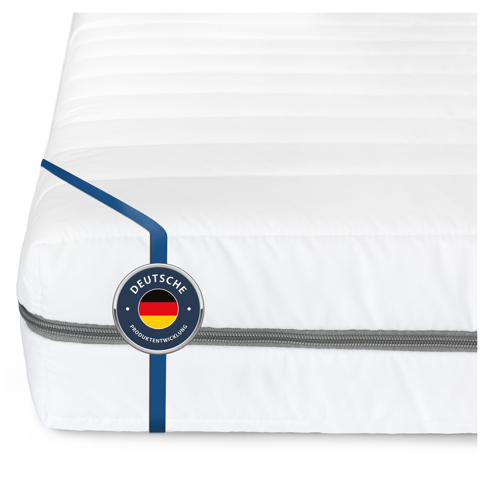 Kaltschaummatratze BMM Matratze Klassik XXL 80 x 190 cm H3, BMM, 12 cm hoch, ergonomische 7-Zonen KSCell®-Schaum, Made in Germany