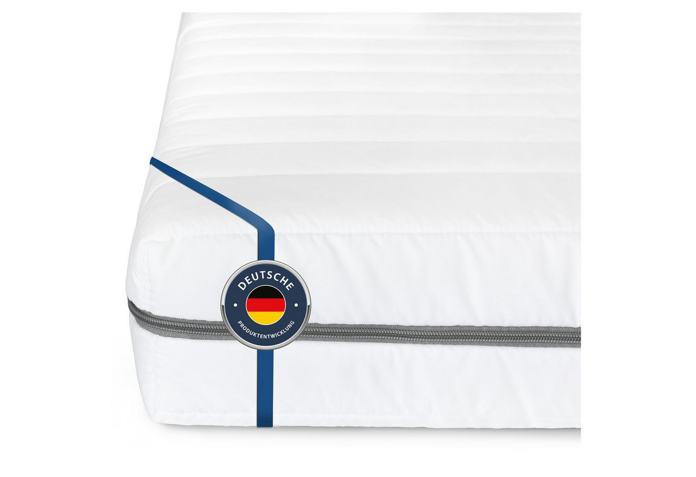 Kaltschaummatratze BMM Matratze Klassik Super XXL 90 x 190 cm H3, BMM, 12 cm hoch, ergonomische 7-Zonen KSCell®-Schaum, Made in Germany