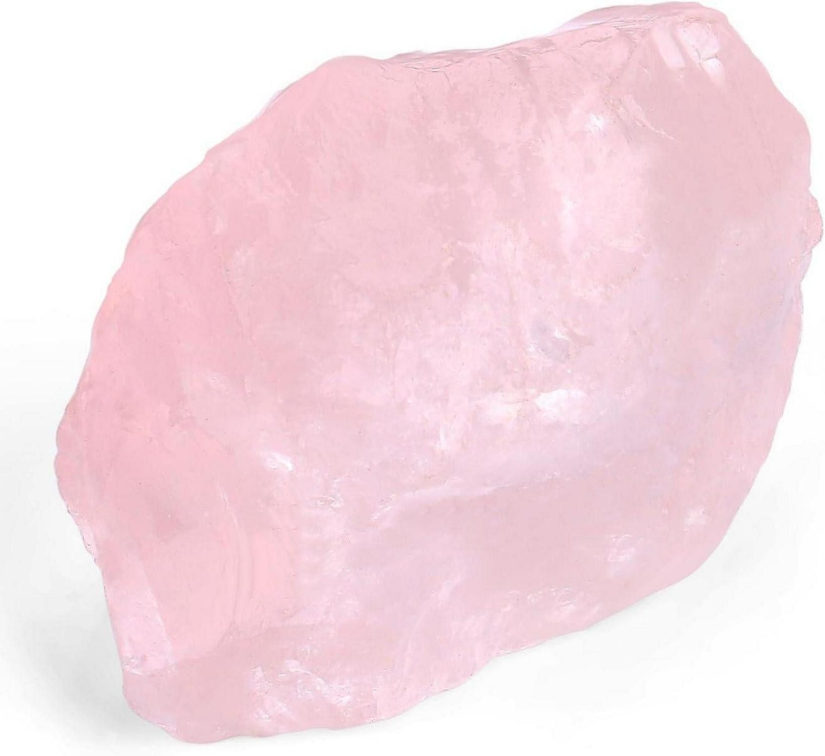 Edelstein Rosenquarz Kristall Rohstein Groß 4.5–5.5 cm Reiki Naturstein Esoterik