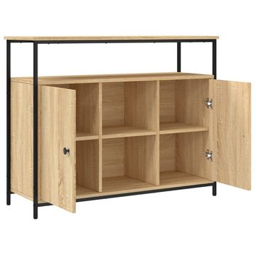 vidaXL Sideboard Sideboard Sonoma-Eiche 100x35x80 cm Holzwerkstoff (1 St)