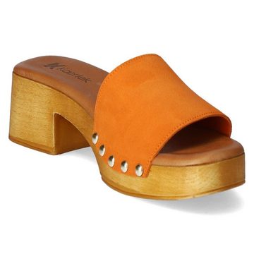 Kaerlek Kaerlek Damen Clogs/ Pantoletten Orange Clog