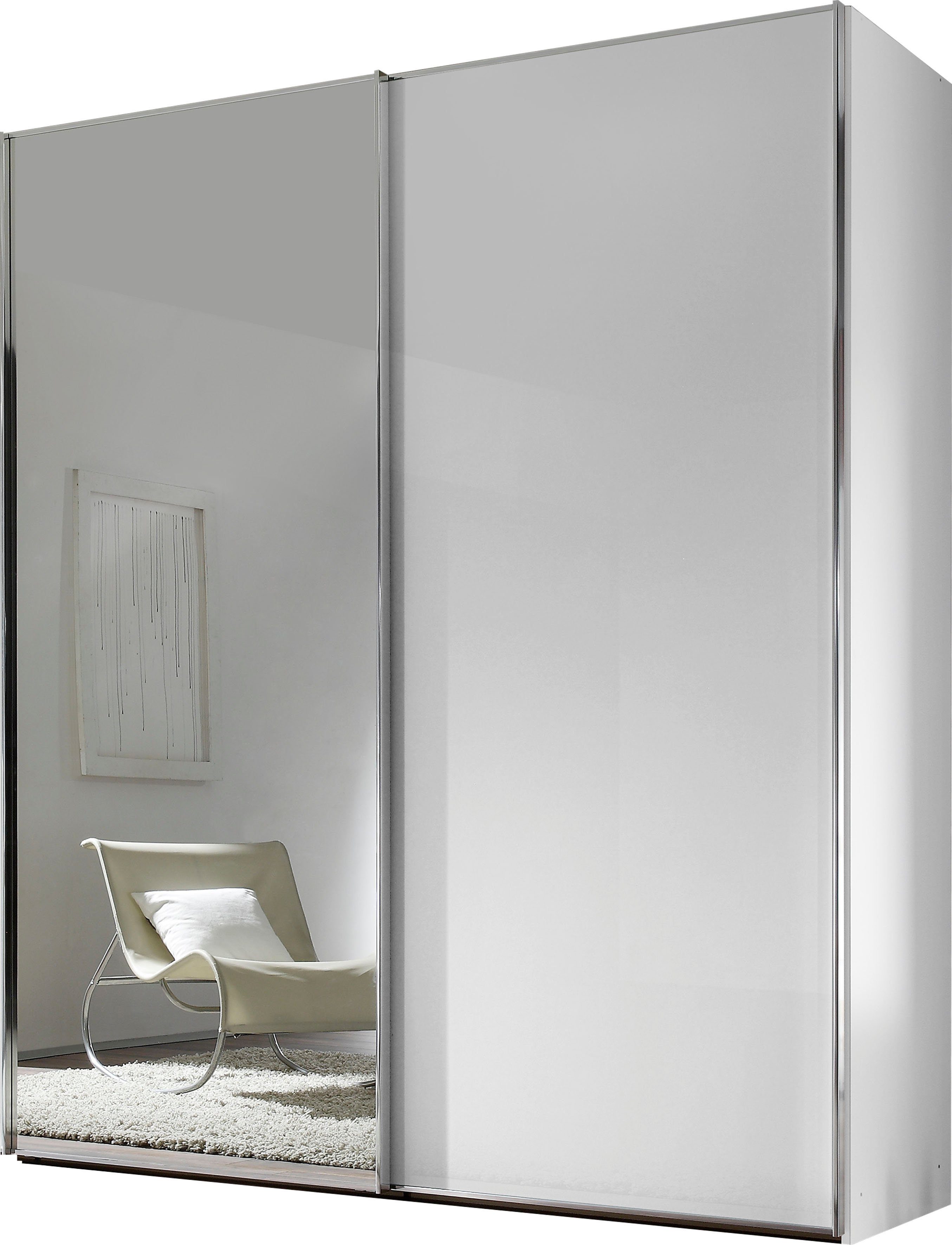 STAUD Schwebetürenschrank Sinfonie Plus, edles Design in hochwertiger Qualität, Made in Germany Mit Spiegeltüre und in vier verschiedenen Ausstattungsvarianten