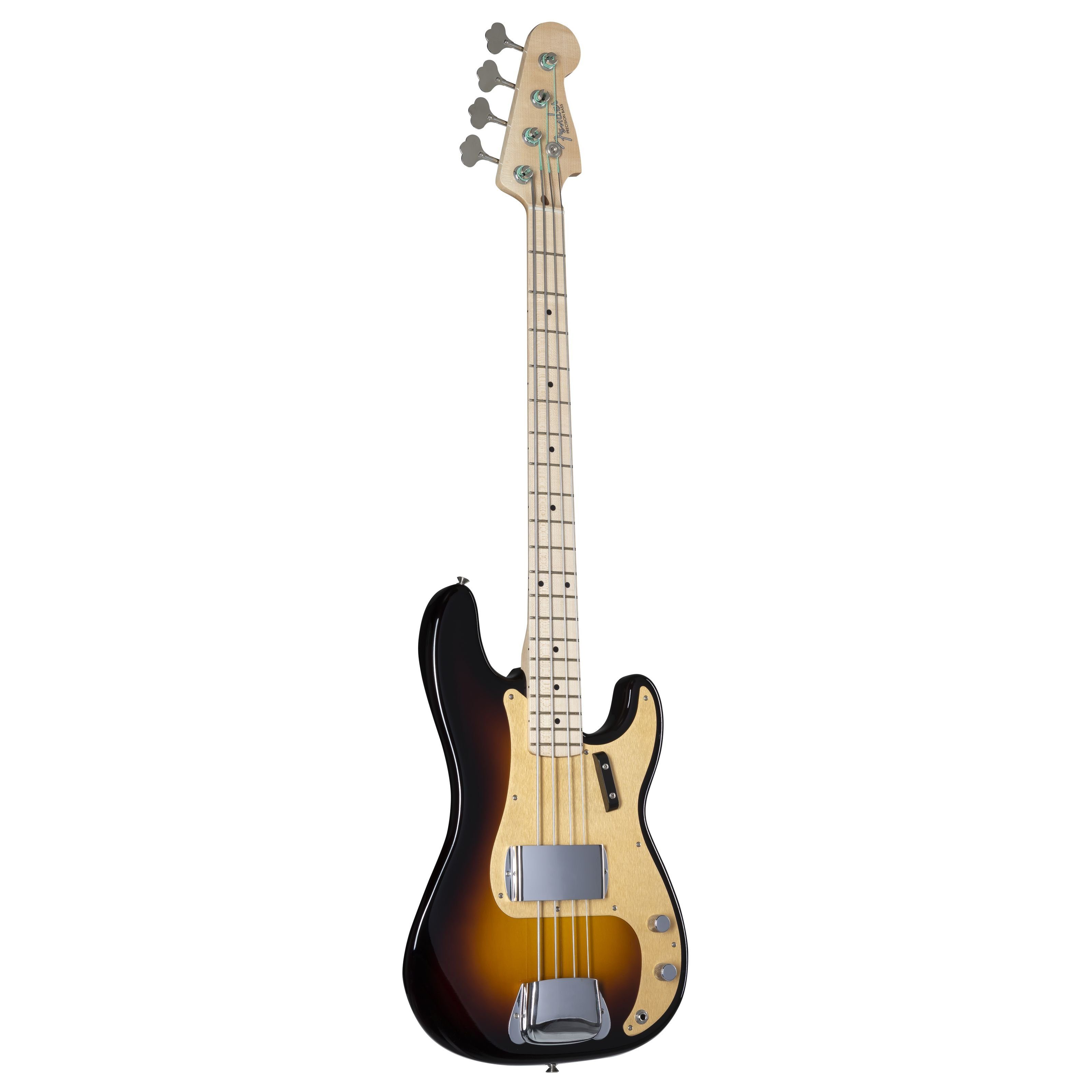 Fender E-Bass, E-Bässe, 4-Saiter E-Bässe, Vintage Custom '57 Precision Bass MN Wide-Fade 2-Color Sunburst