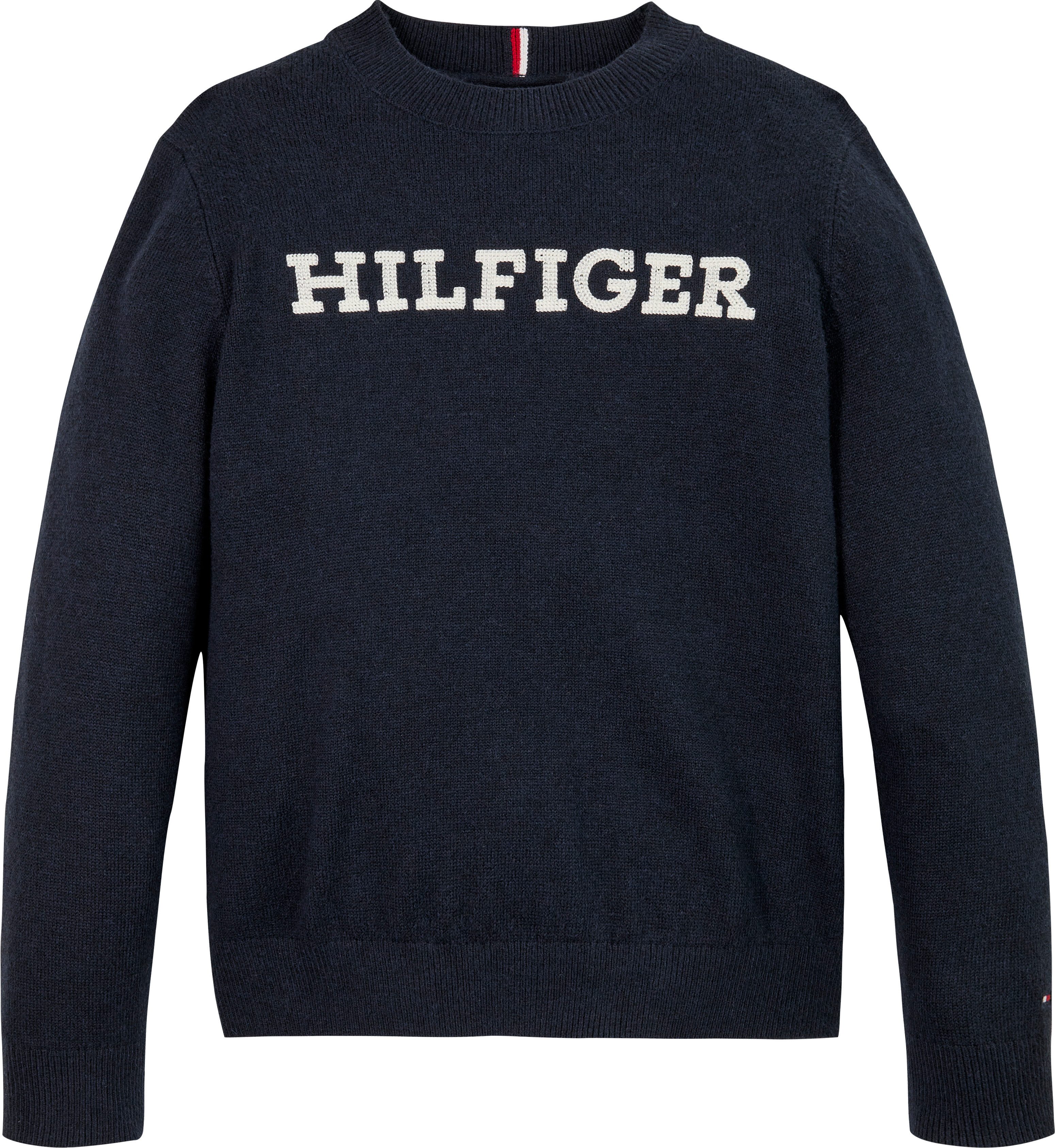 Tommy Hilfiger Strickpullover MONOTYPE REGULAR SWEATER günstig online kaufen