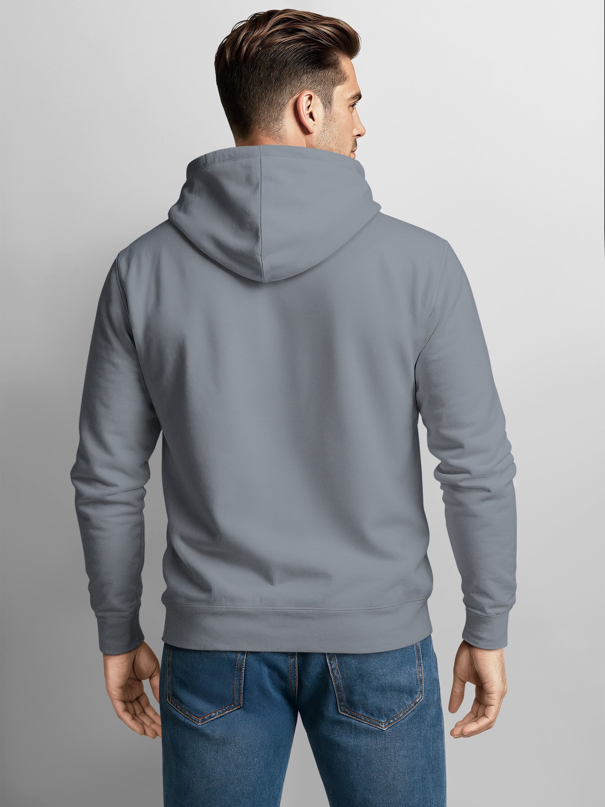 Neverless Hoodie Hoodie Herren Anker Badge Kapuzen-Pullover Männer Neverless®