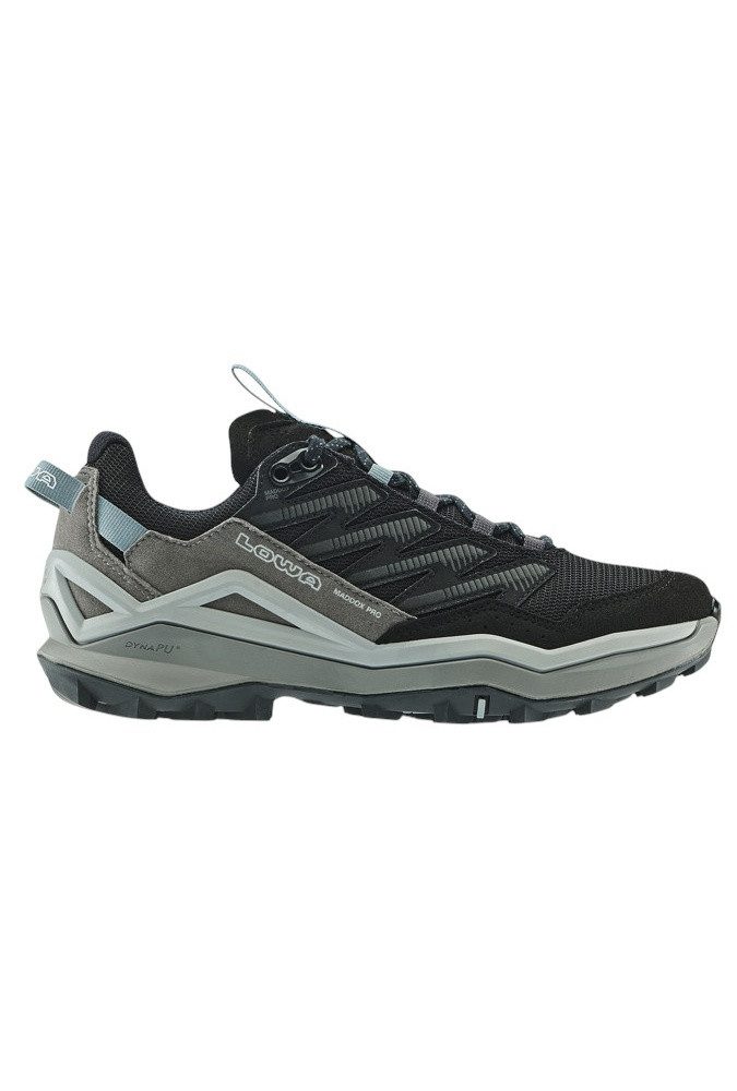 Lowa Maddox Pro Low (Fast-Hiking, Textil/Synthetik) schwarz/grau Damen Wanderschuh