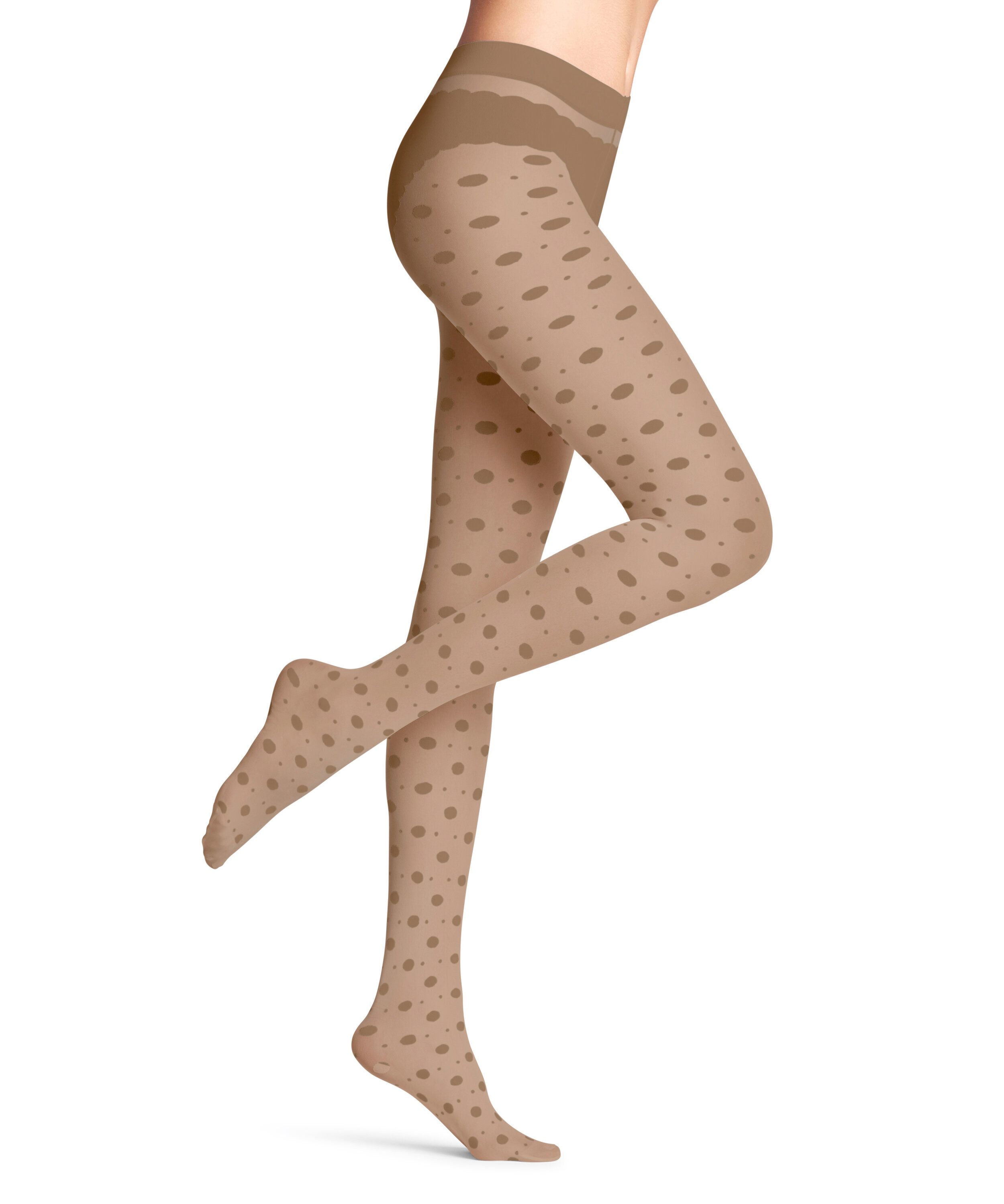 FALKE Feinstrumpfhose Snow Dot 25 DEN (1 St) mit klassischem Pünktchen-Design