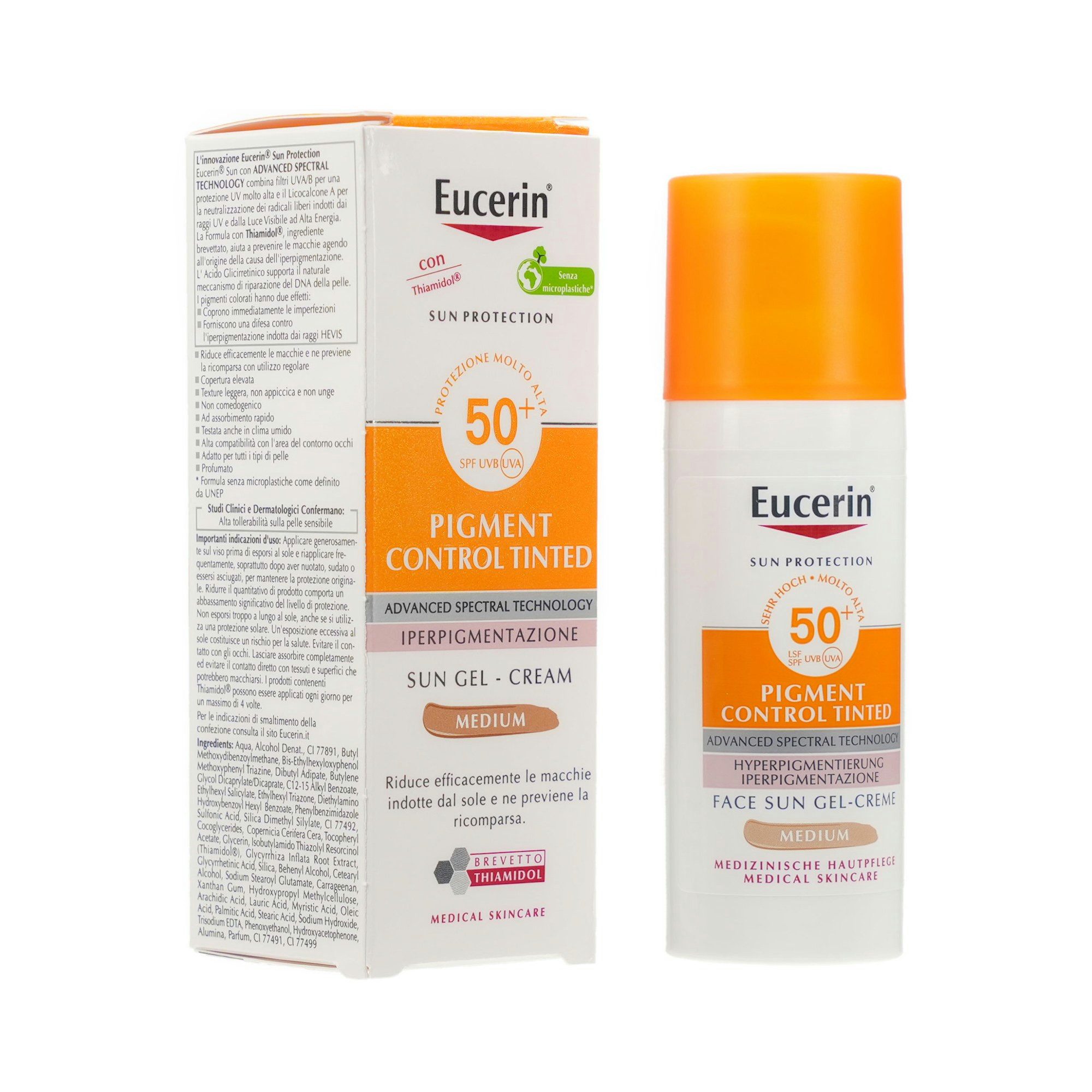 Eucerin Sonnenschutzcreme EUCERIN Sun Fluid Pigment Control mittel LSF 50+ 50ml PZN 17553565