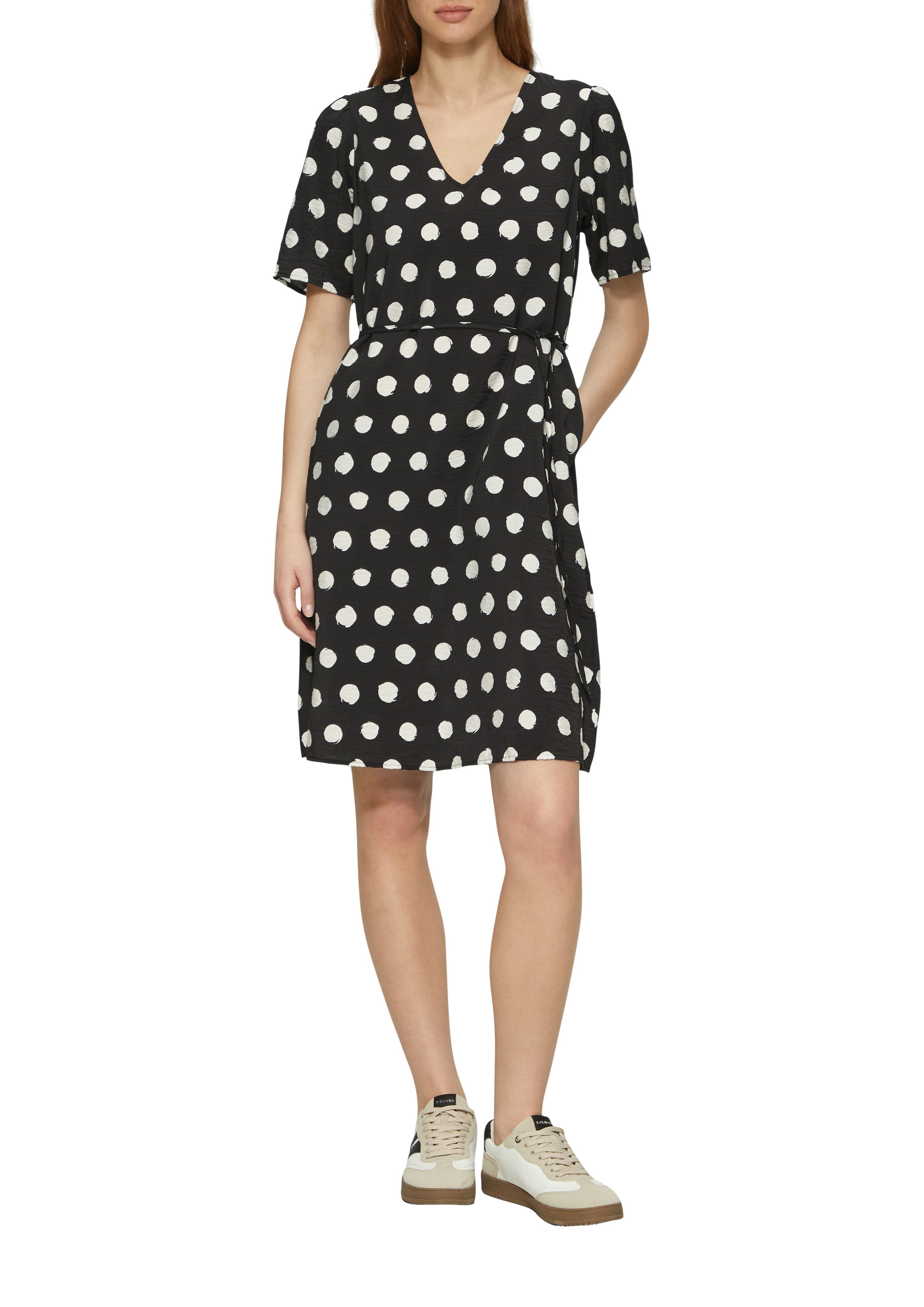 s.Oliver Minikleid mit All-Over Print günstig online kaufen