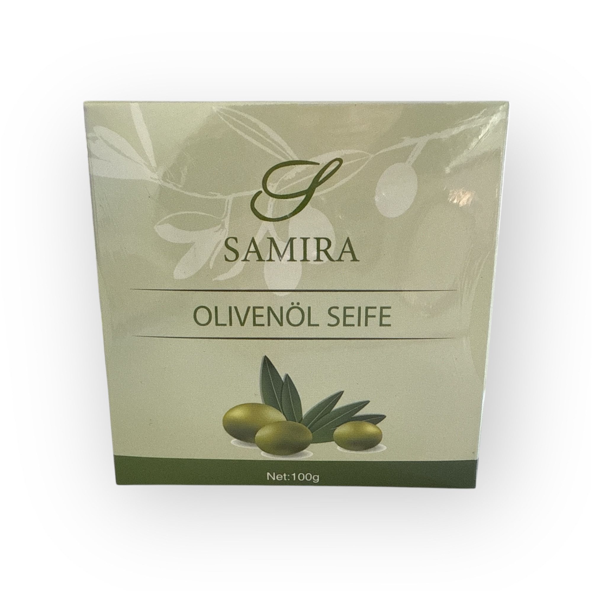 Gesichtsseife SAMIRA Olivenöl- Seife, 100% Bio, Inkl.Netzbeutel