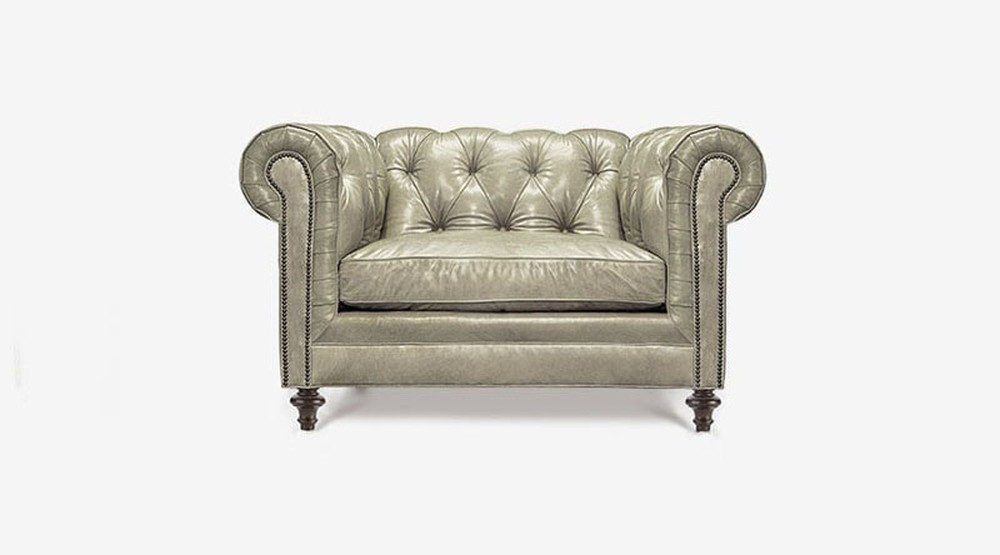 JVmoebel Chesterfield-Sofa Weiße Leder Couch im Chesterfield-Design für stilvolle Wohnräume, Set, Made in Europa