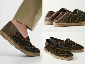 Tom Ford TOM FORD Barnes Leopard Pr Calf Hair Espadrilles Schuhe Slides Slipper Sneaker